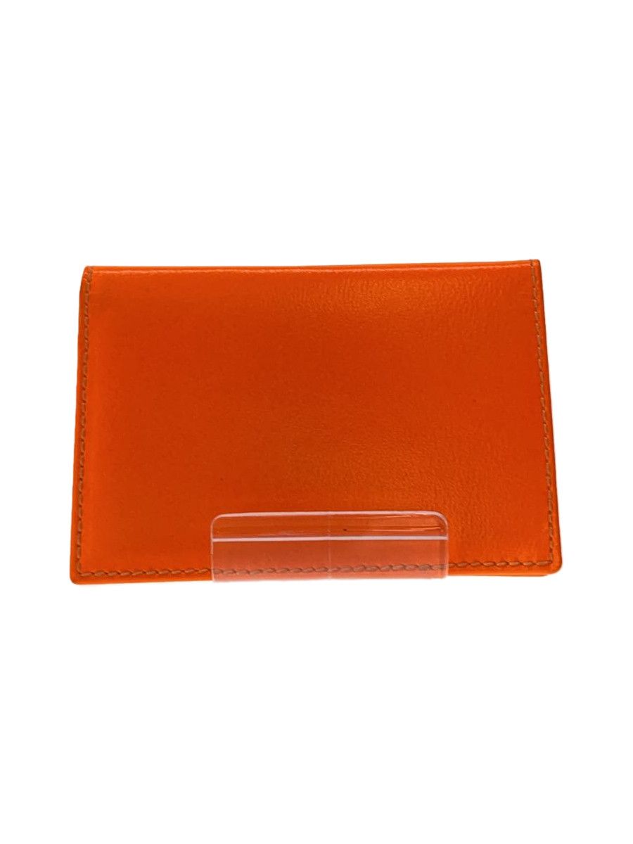 Wallet SUPER FLUO Card case Leather Orange