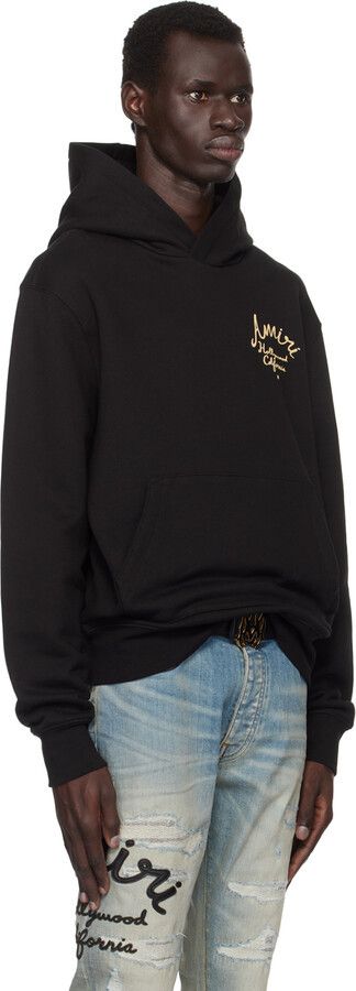 Amiri o1orln1125 Amiri Hollywood' Hoodie in Black Size US M / EU 48-50 / 2 - 3 Thumbnail