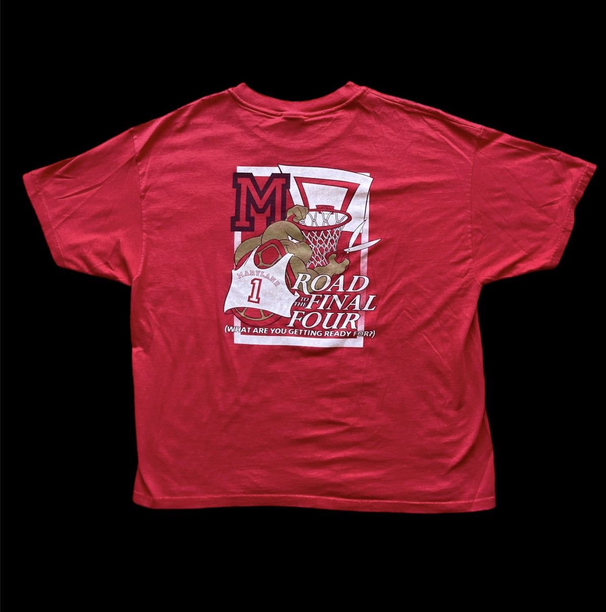 Hanes × NCAA × Vintage Vintage 90s University Of Maryland Terrapins NCAA Tee Size US XL / EU 56 / 4 - 3 Thumbnail