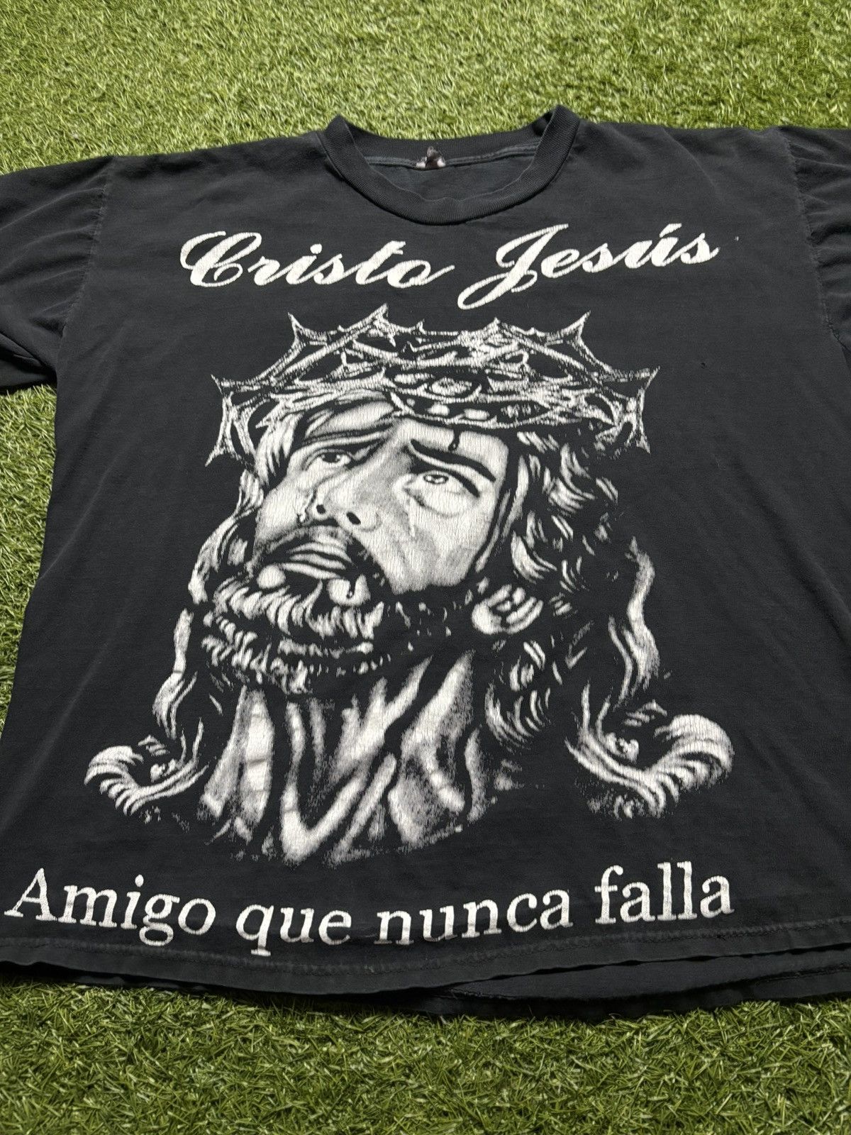Vintage Vintage Jesus Christ tee shirt Size US M / EU 48-50 / 2 - 2 Thumbnail