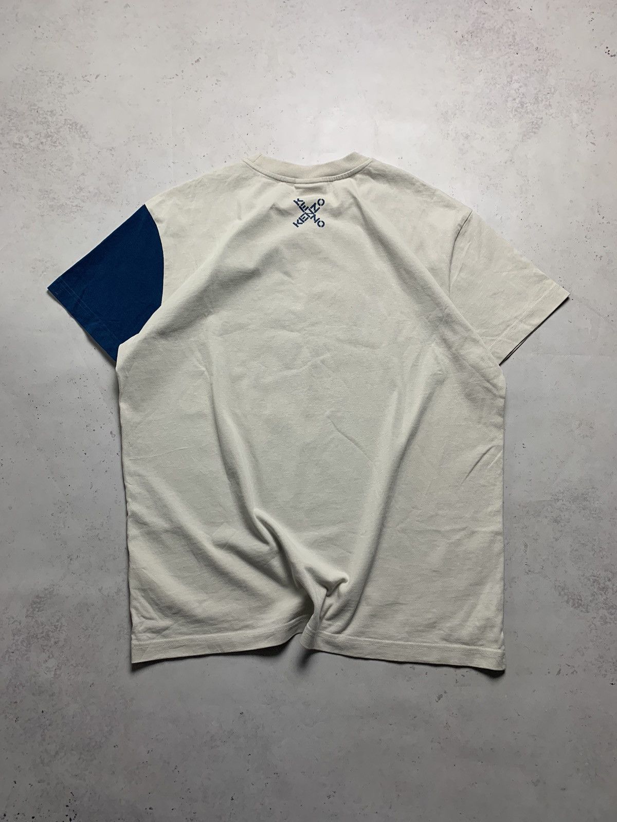 Vintage Kenzo Spellout Geometrical T-shirt M