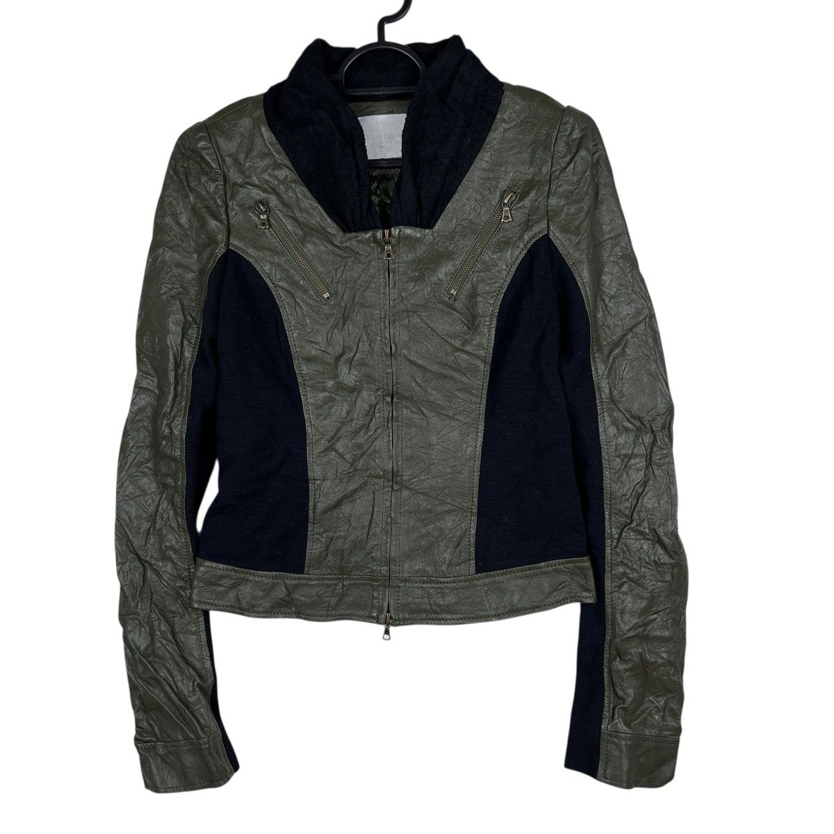 Richard Chai Richard Chai Hybrid Leather Bono Zipper Jacket Size S / US 4 / IT 40 - 4 Thumbnail