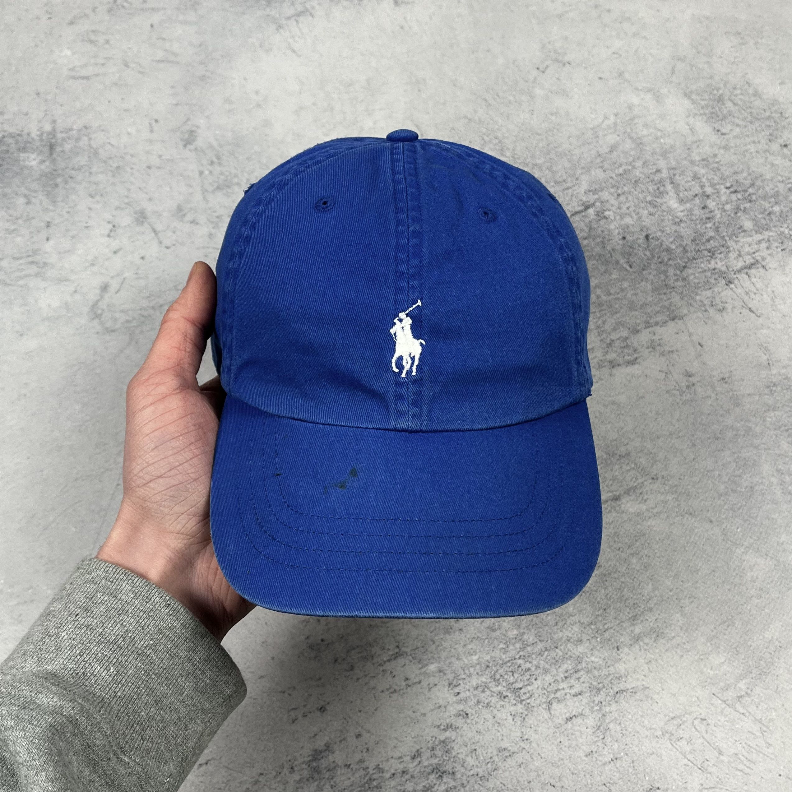 Polo Ralph Lauren VTG Polo Ralph Lauren White Pony Baseball Cap 00’s Size ONE SIZE - 2 Thumbnail