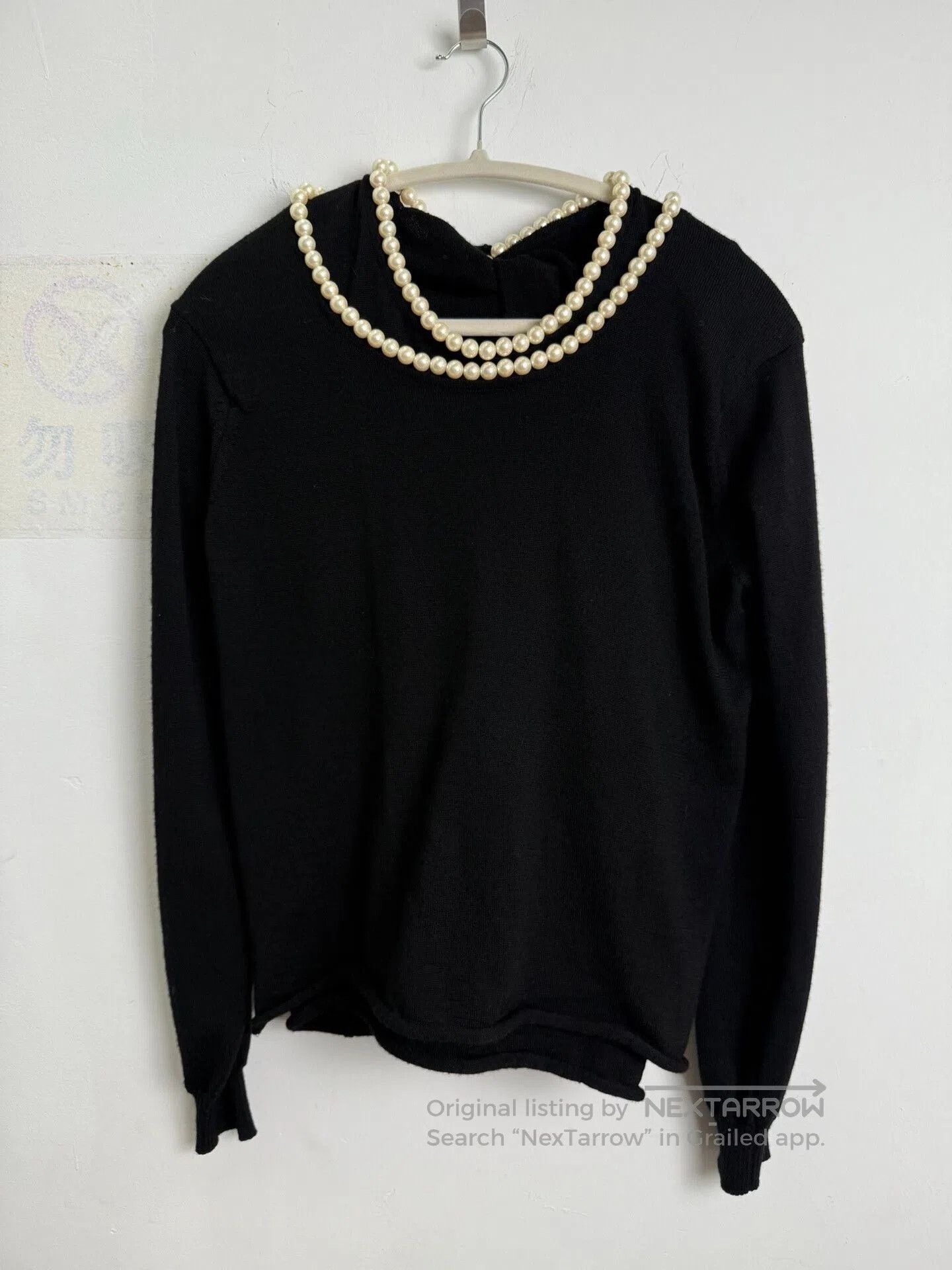 Junya Watanabe Junya Watanabe 03AW Double Knit Wool Pearl Sweater. Size US M / EU 48-50 / 2 - 1 Thumbnail
