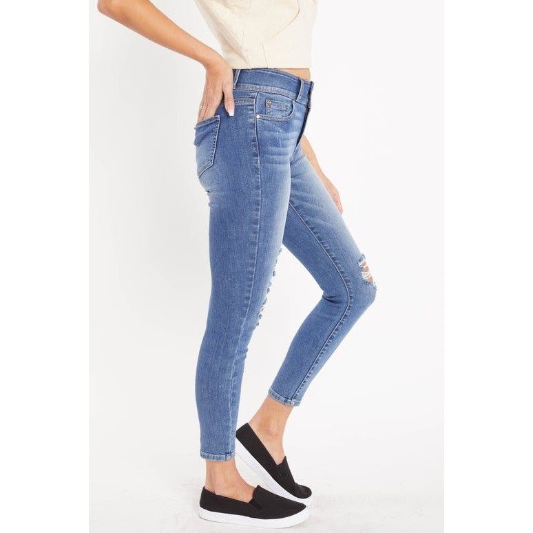 Other En Jean High Rise Ankle Skinny Size 0/24 Size 24" / US 00 / IT 34 - 7 Thumbnail