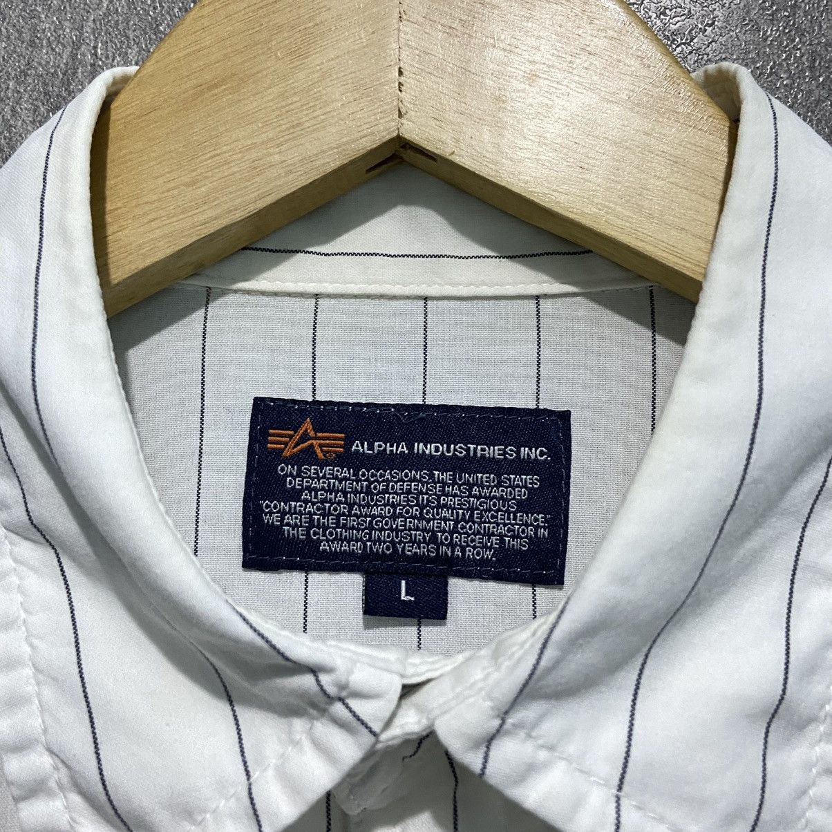Alpha Industries Alpha industries Stripe Shirt Size US L / EU 52-54 / 3 - 3 Thumbnail
