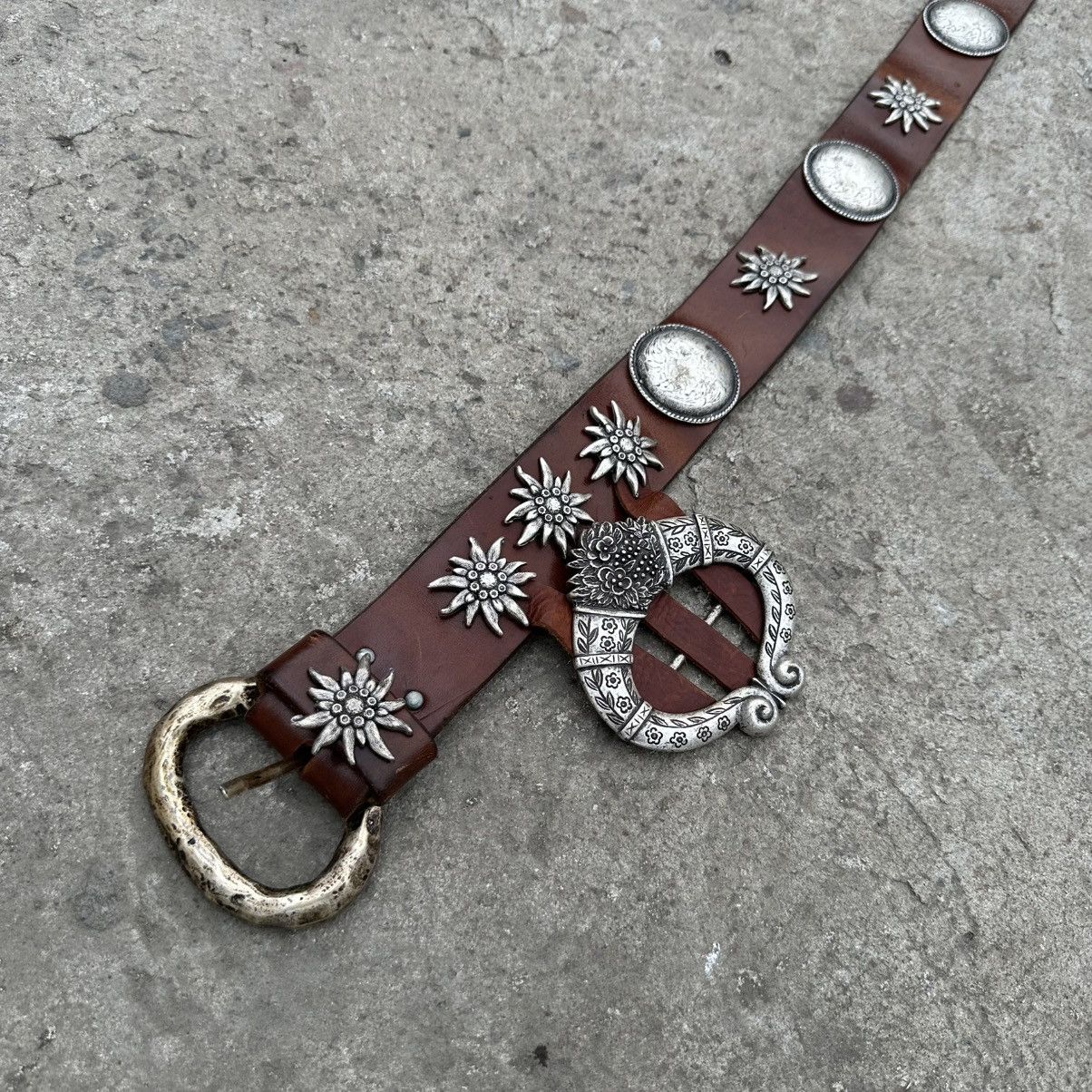 20471120 × Japanese Brand × Numero 00 Vintage Japanese Style Leather Belt Cowboy Style Y2K Archive Size ONE SIZE - 4 Thumbnail
