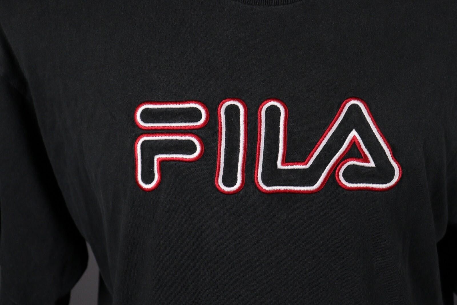 Fila Fila Black Vintage Big Logo Short Sleeve T-Shirt Size L Size US L / EU 52-54 / 3 - 5 Thumbnail
