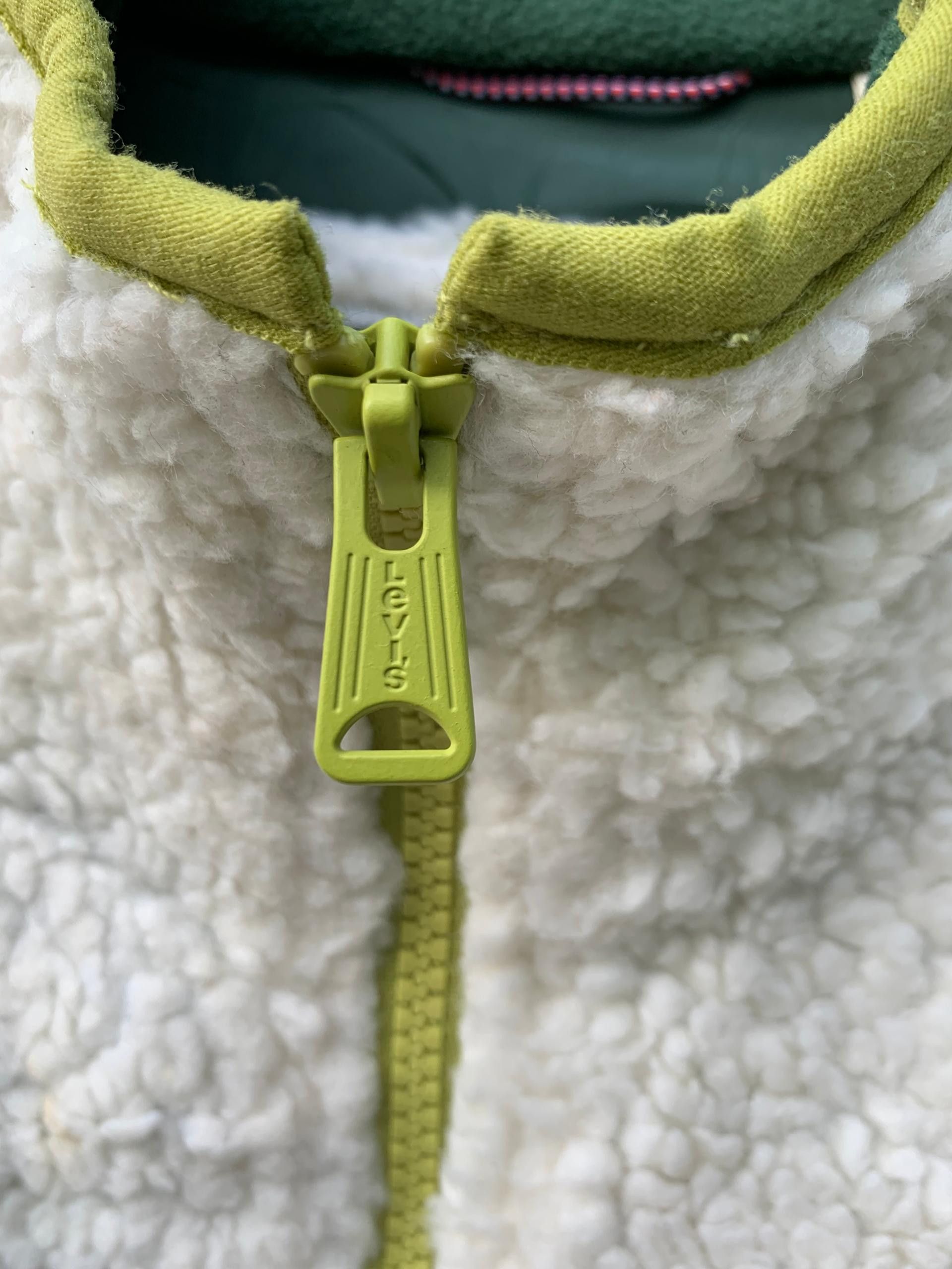 Levi's × Vintage Vintage Levis Fleece Sherpa Full Zipper Jacket Size US M / EU 48-50 / 2 - 9 Thumbnail
