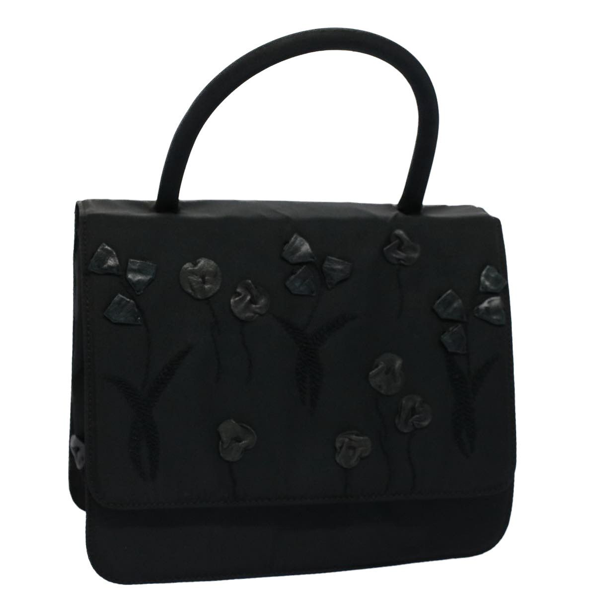 Prada PRADA Hand Bag Nylon Black Auth ki3443 Size ONE SIZE - 1 Thumbnail