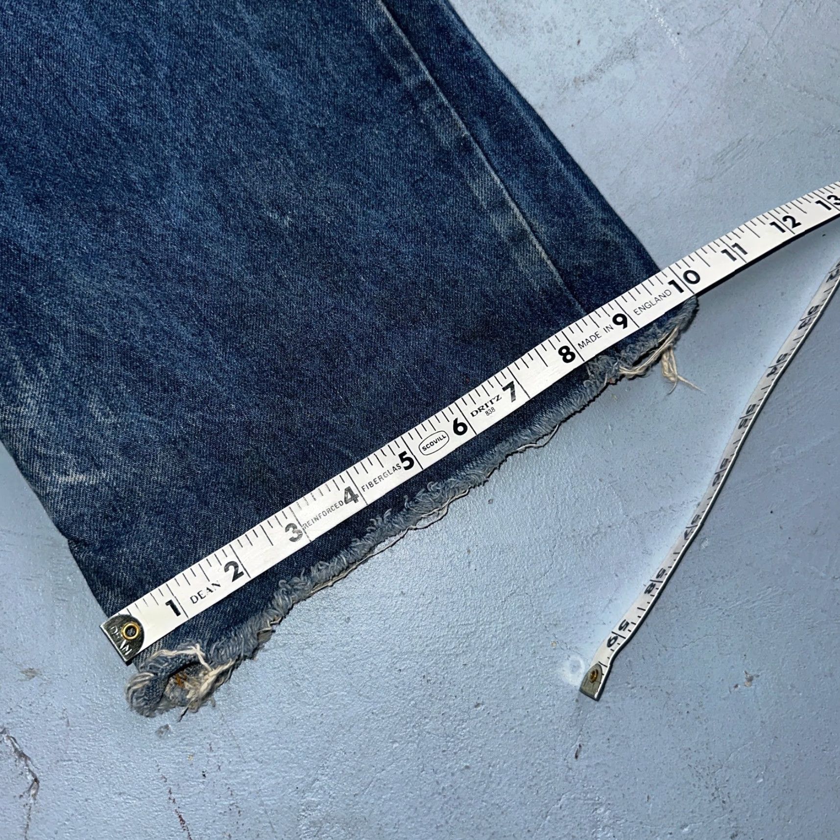 Levi's Levi's 501 Vintage 80s Jeans Men Medium Wash Mid Rise Distressed Selvedge USA 48x30 Size US 32 / EU 48 - 6 Thumbnail