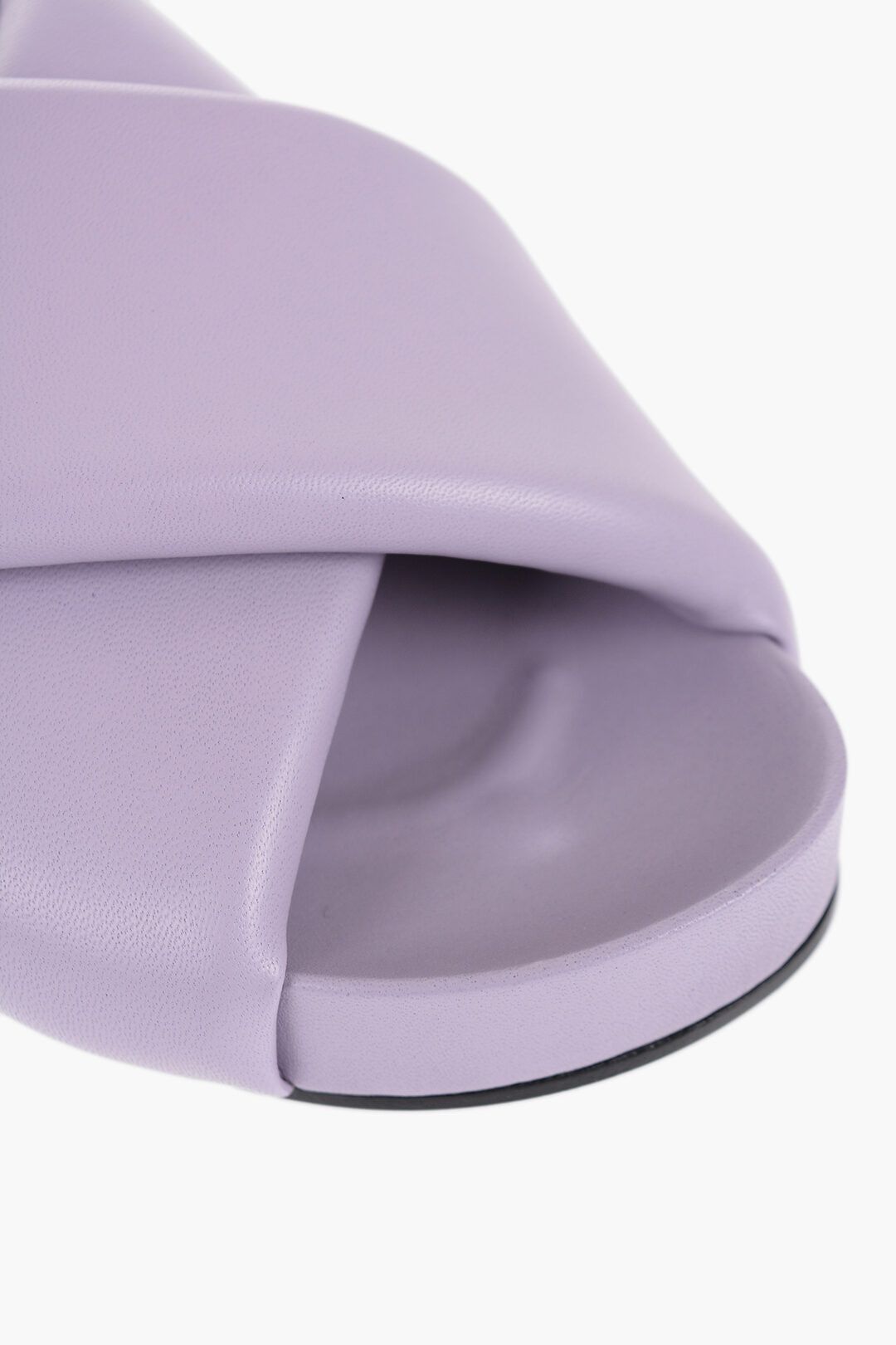 Jil Sander og1mm1225 Criss Cross Designed Leather Sandals in Purple Size US 5 / IT 35 - 4 Thumbnail