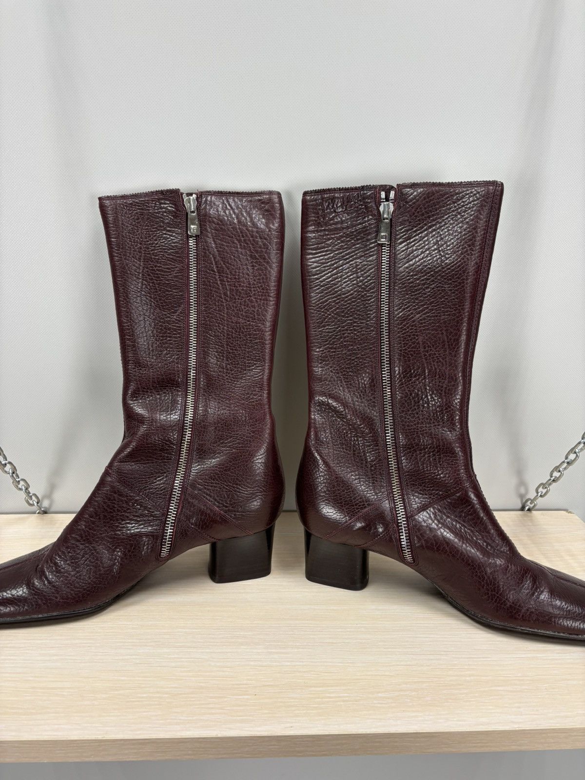 Bally Womens boots Bally Size 38 Color Red Size US 8 / IT 38 - 8 Thumbnail