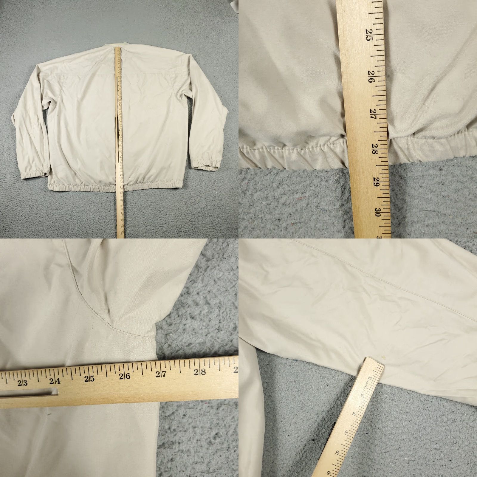 Footjoy FootJoy FJ Jacket Mens XL Beige Windbreaker Long Sleeve Pullover Mens Size US XL / EU 56 / 4 - 8 Thumbnail