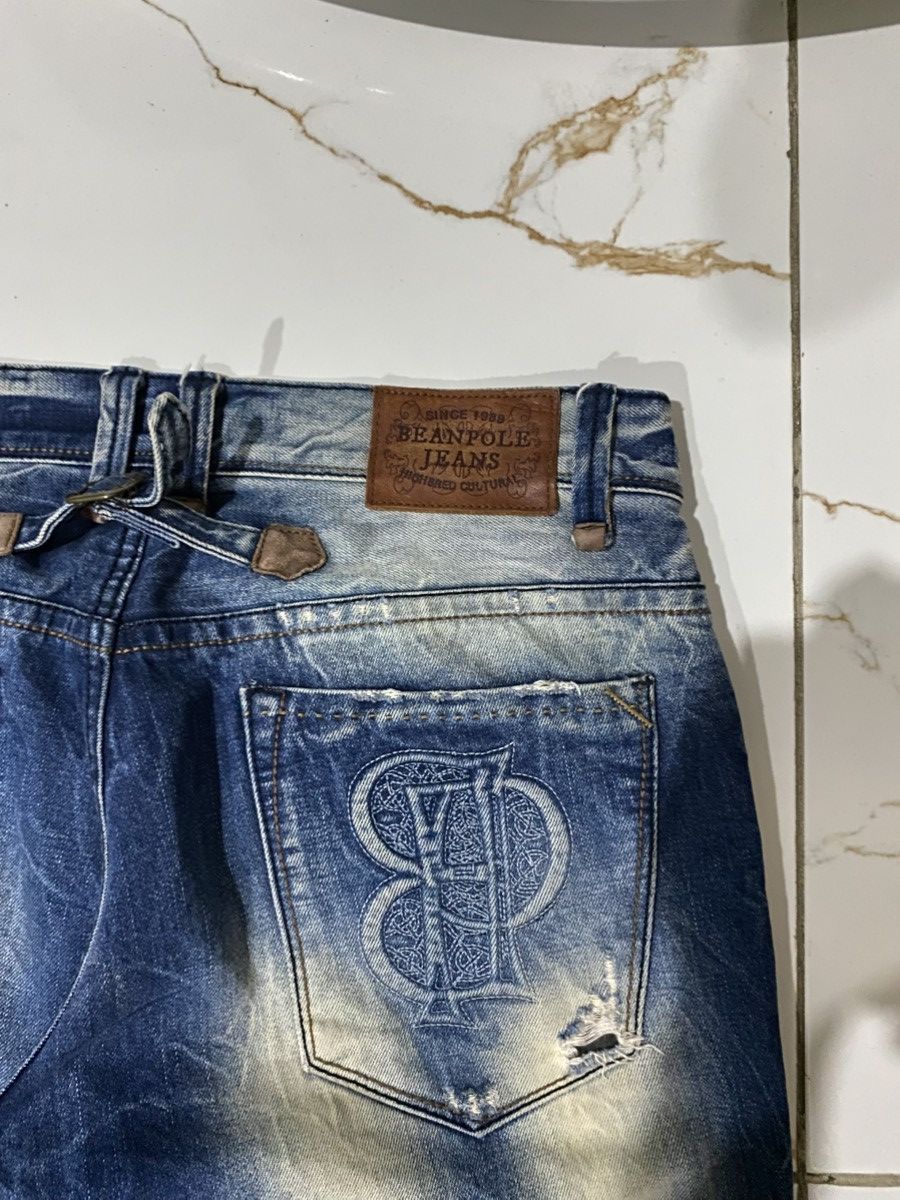 If Six Was Nine × Japanese Brand × Le Grande Bleu (L.G.B.) Rare Bean Pole Flare wided jeans Size US 33 - 6 Thumbnail