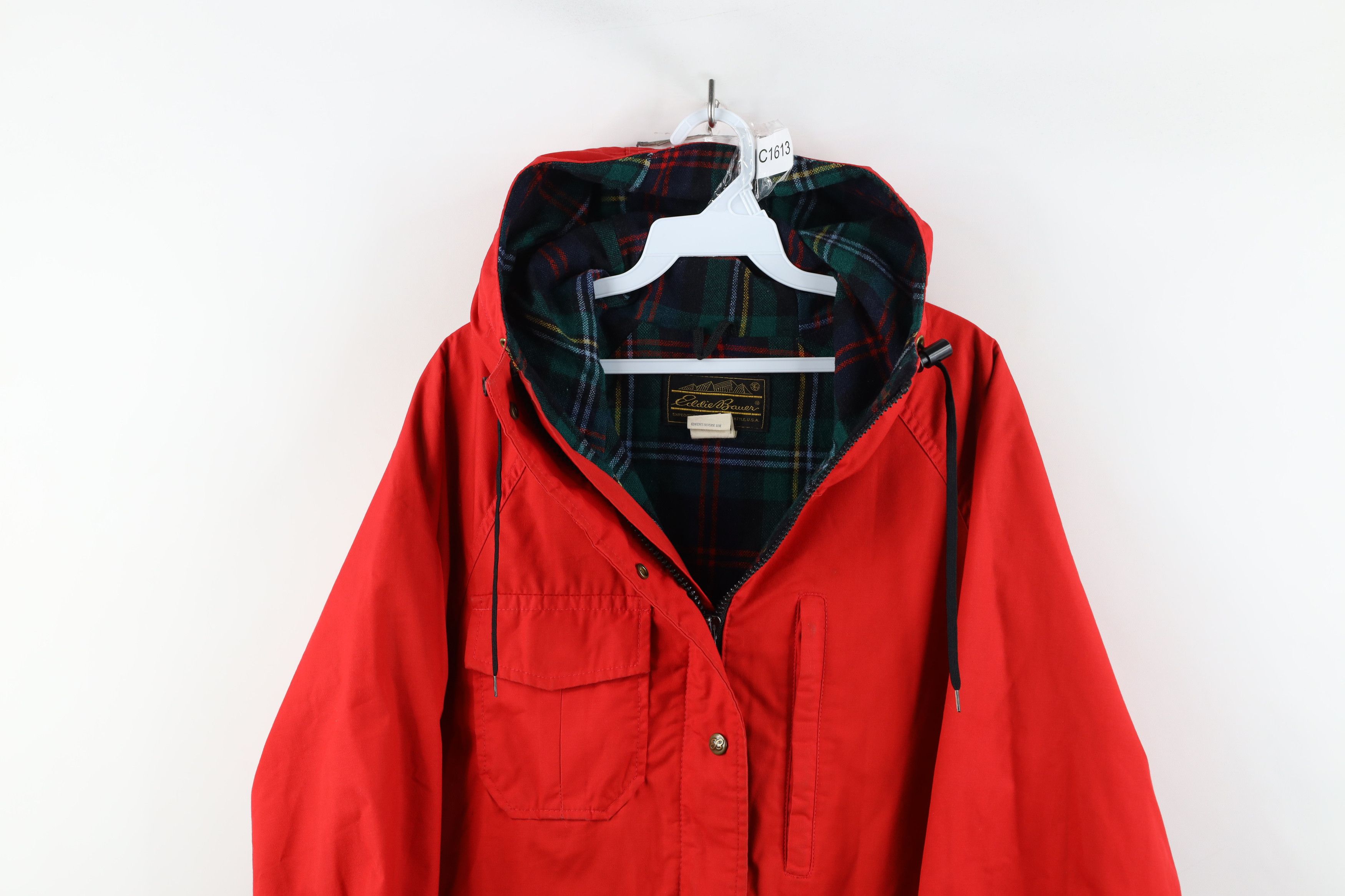 Eddie Bauer × Vintage Vintage 80s 90s Eddie Bauer Lined Hooded Parka Jacket USA Size M / US 6-8 / IT 42-44 - 2 Thumbnail