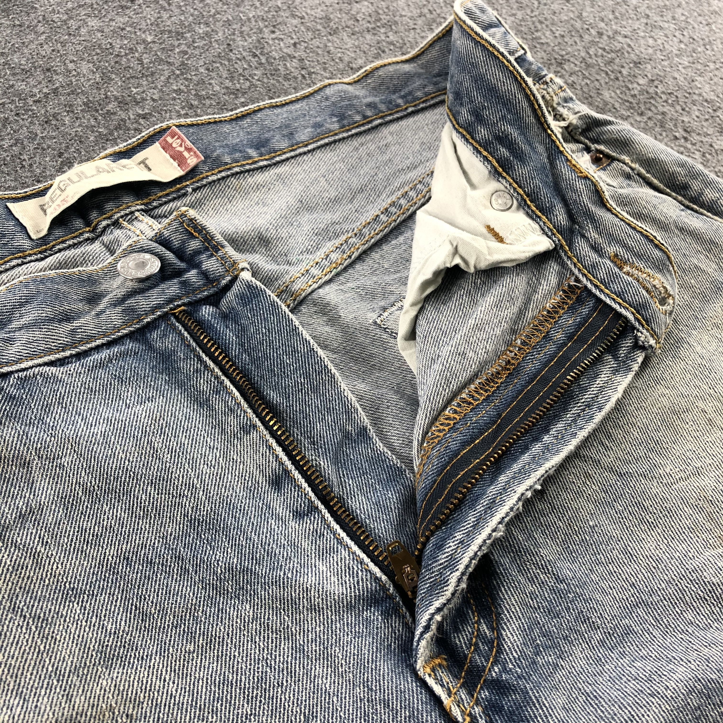 Levi's Light Wash Vintage Levis 505 Distress Jeans-J1187 Size US 34 / EU 50 - 8 Thumbnail