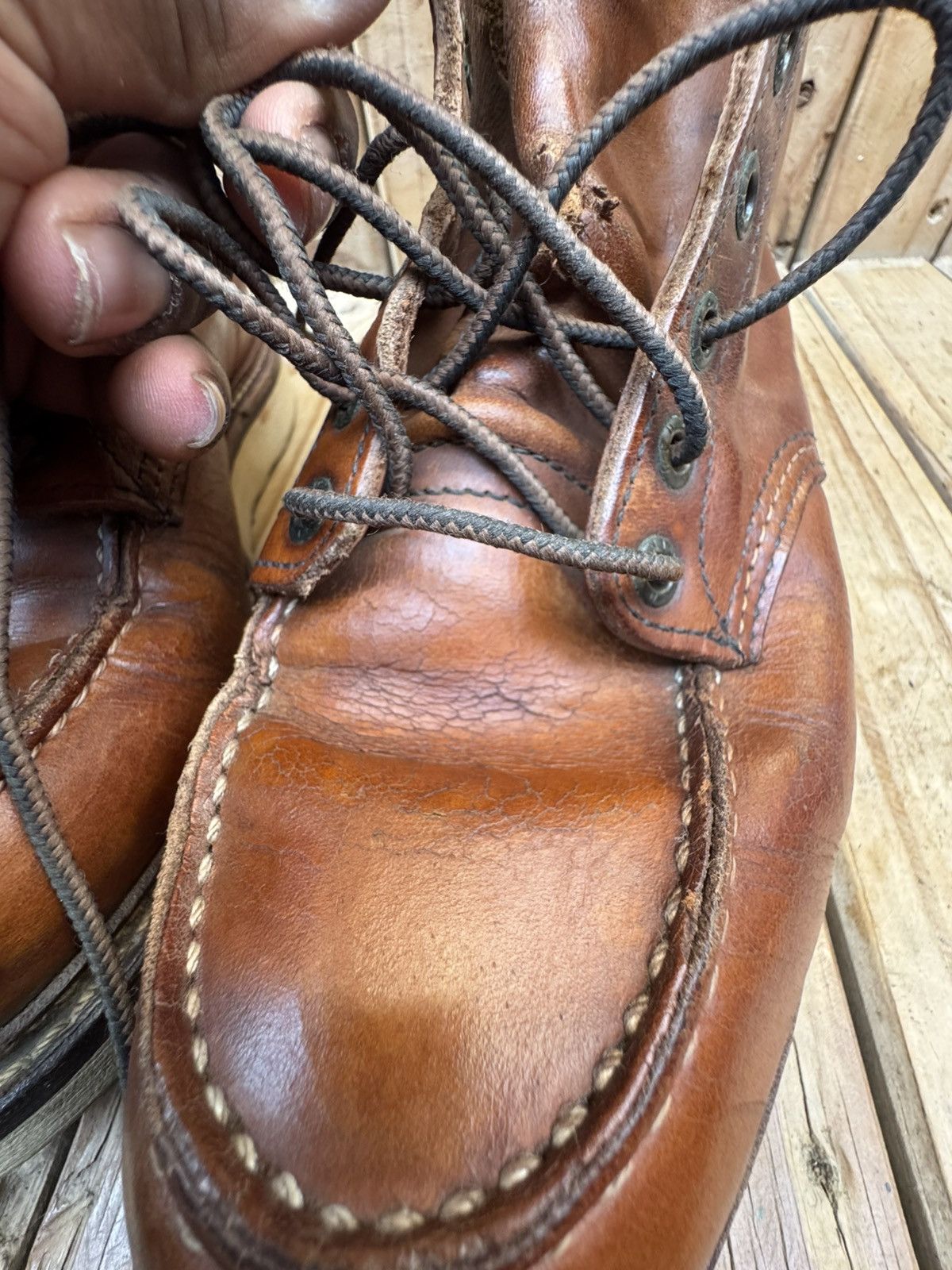 Red Wing Red Wing 1907 Copper Rough Brown Boots US 8 D |UK 7 | EUR 41 Size US 8 / EU 41 - 22 Thumbnail
