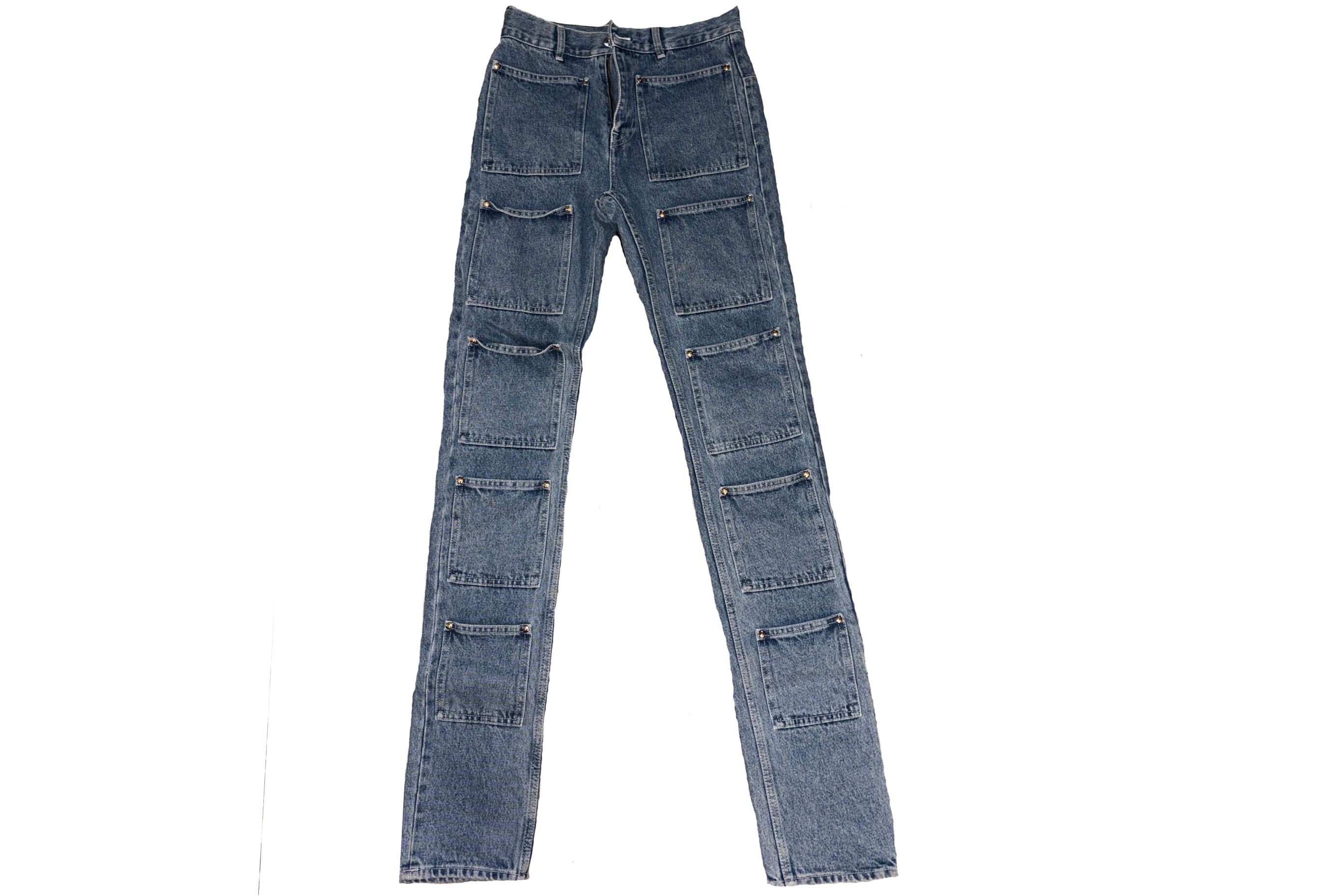 Lourdes Lourdes New York Multi-pocket Denim Skinny Jean Size 25" / US 0 / IT 36 - 1 Thumbnail