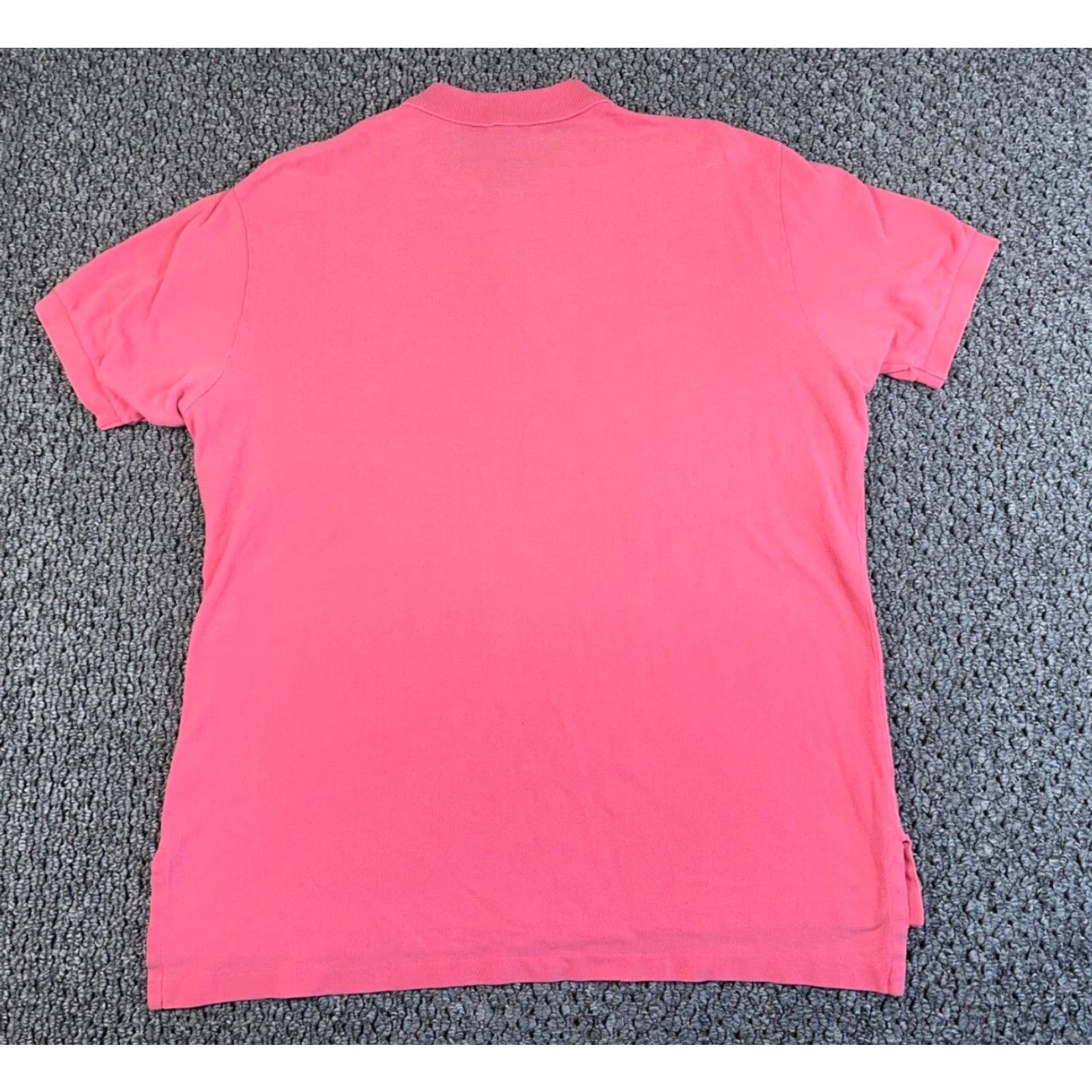 Polo Ralph Lauren Polo Ralph Lauren Classic Pique Polo Shirt Adult XL Dark Pink Embroidered Preppy 90s Mens Size US XL / EU 56 / 4 - 2 Thumbnail