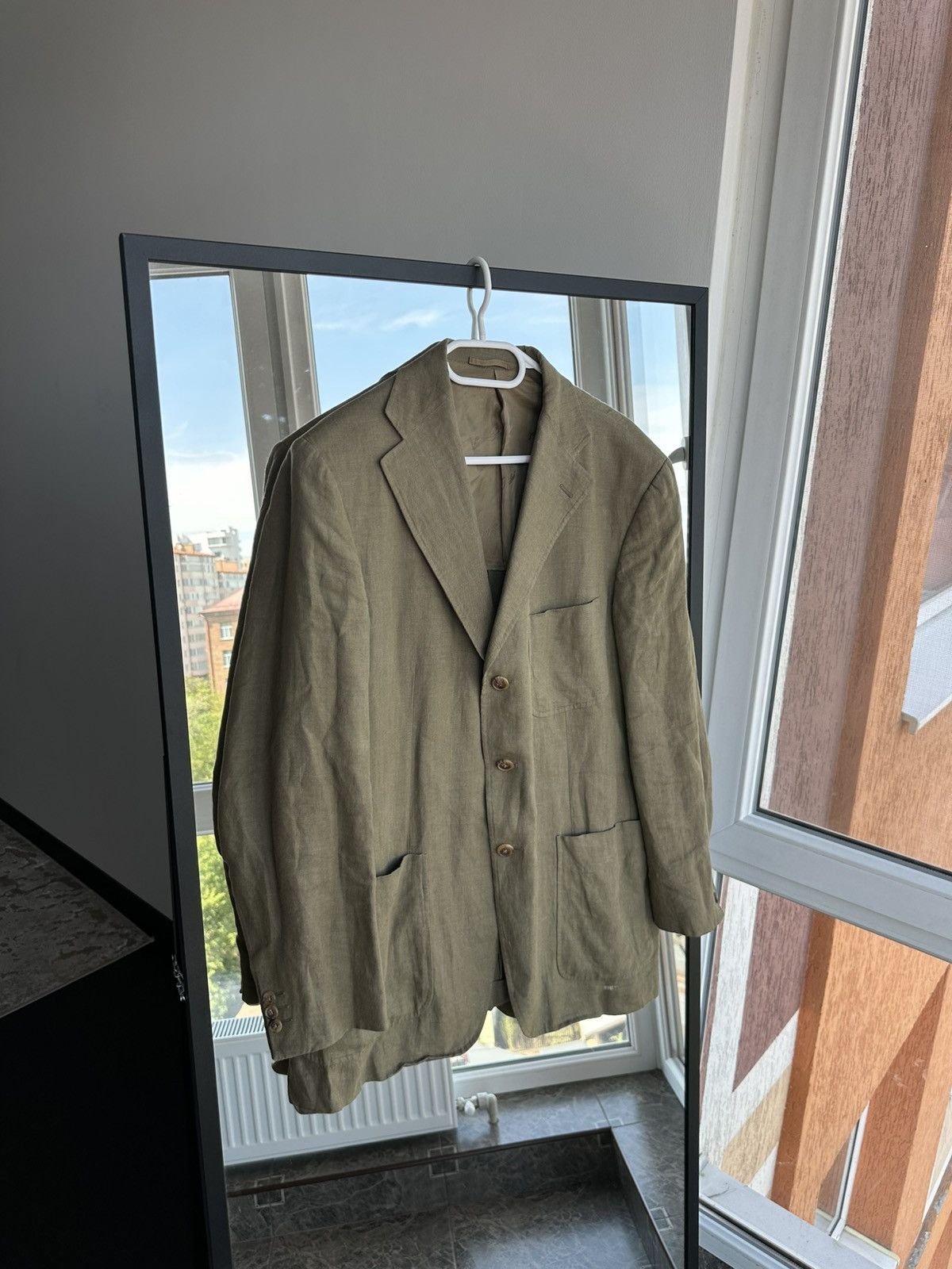 Belvest Vintage Belvest Linen Blazer Jacket Size US M / EU 48-50 / 2 - 1 Thumbnail
