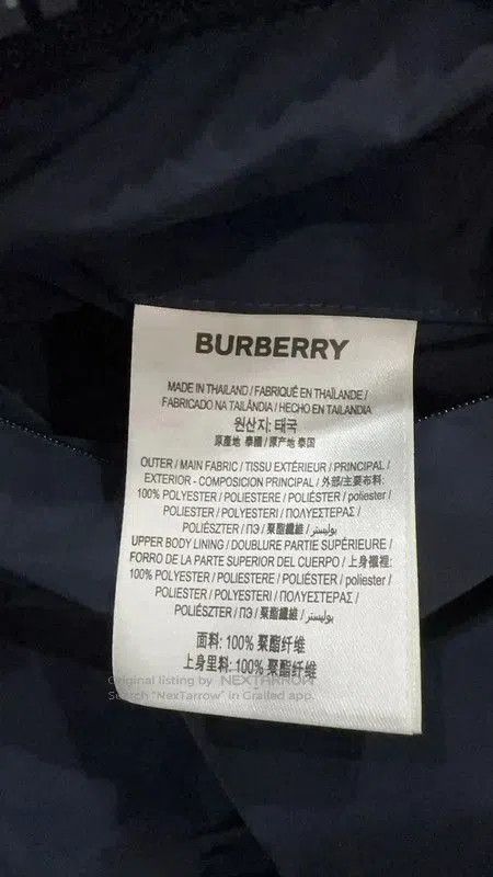 Burberry Burberry Men's L Size Deep Blue Jacket. Size US L / EU 52-54 / 3 - 7 Thumbnail