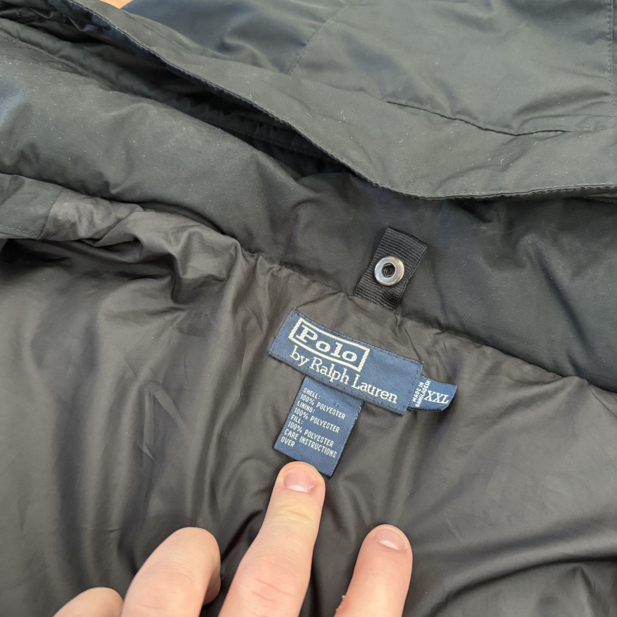 Polo Ralph Lauren Vintage Black Polo Ralph Lauren Lined Puffer Winter Jacket Size US XXL / EU 58 / 5 - 5 Thumbnail