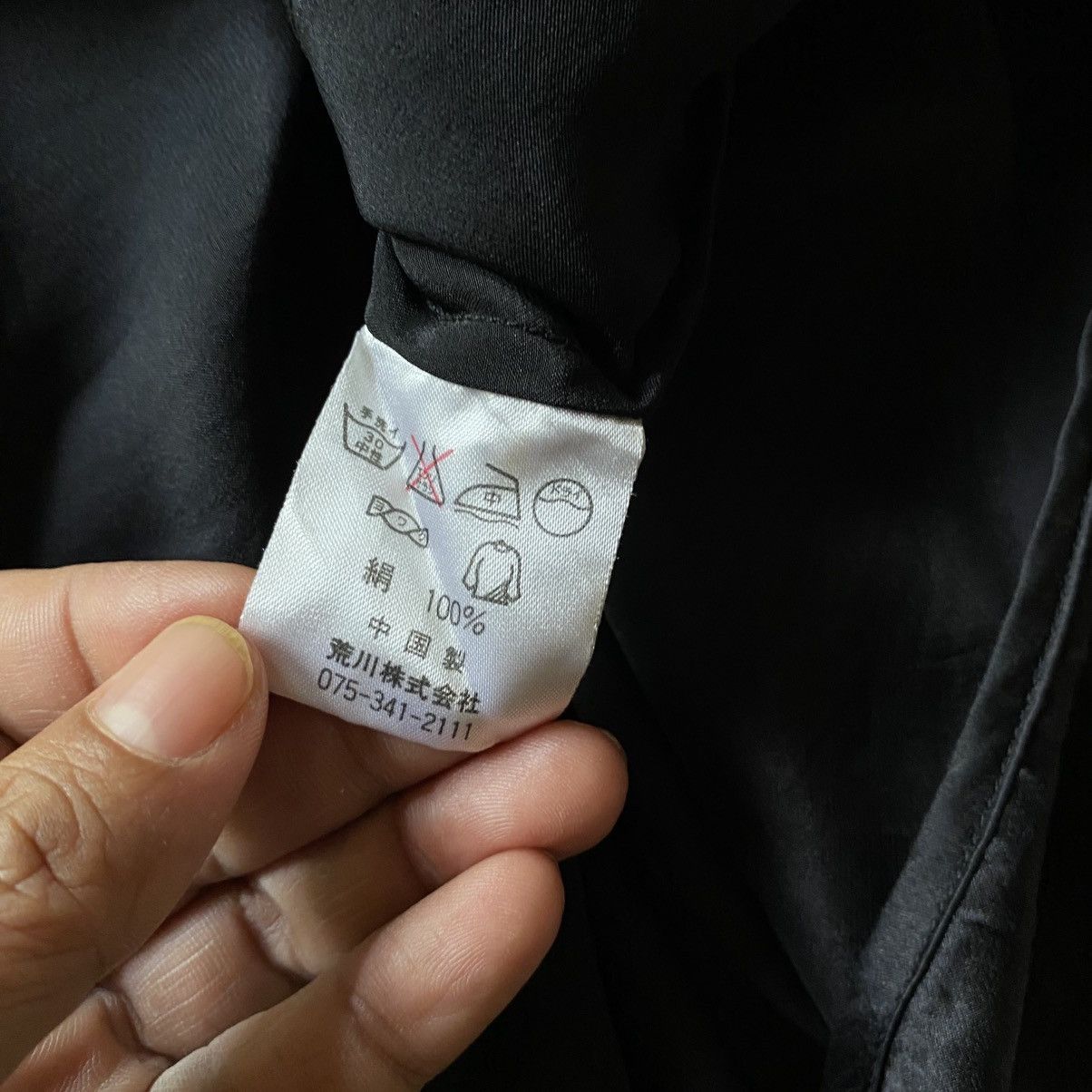 Yves Saint Laurent YVES SAINT LAURENT Black Pocket Shirt with White Buttons Size M / US 6-8 / IT 42-44 - 10 Thumbnail