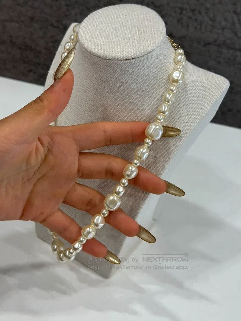 Chanel Chanel Baroque pearl necklace Size ONE SIZE - 4 Thumbnail
