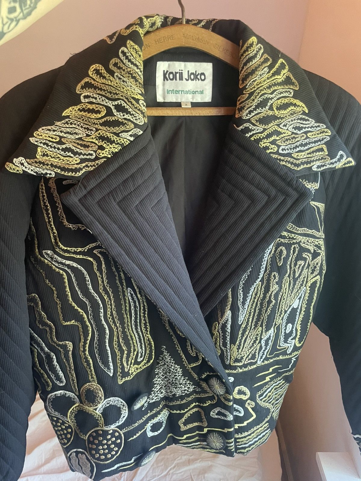 Other Vintage Korii Joko Embroidered Art-to-Wear Jacket Size US M / EU 48-50 / 2 - 1 Thumbnail