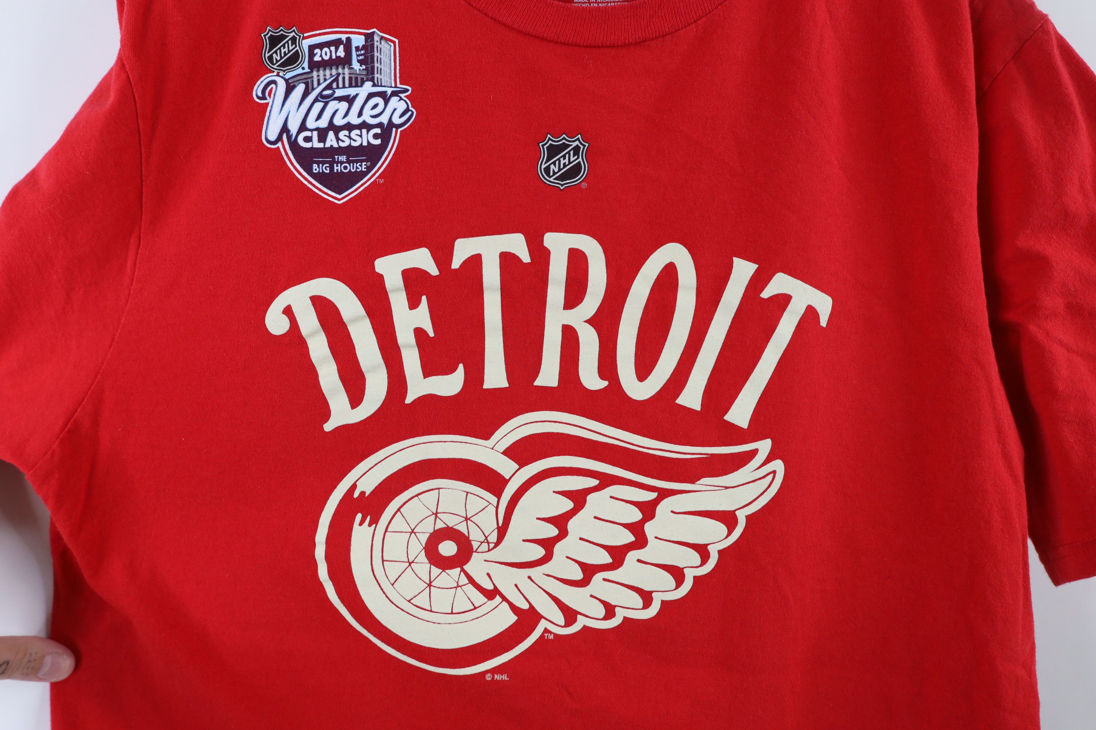 Reebok × Vintage Reebok Classic Jimmy Howard Detroit Red Wings Jersey T-Shirt Size US L / EU 52-54 / 3 - 4 Thumbnail
