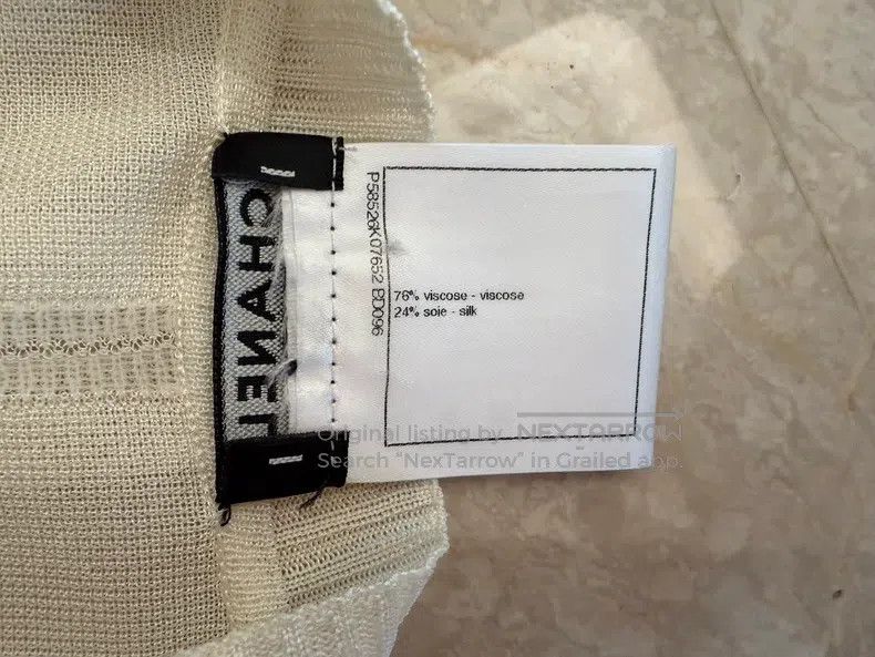 Chanel Chanel 18-year-old milky white knitted round-neck lace lon Size XS / US 0-2 / IT 36-38 - 5 Thumbnail