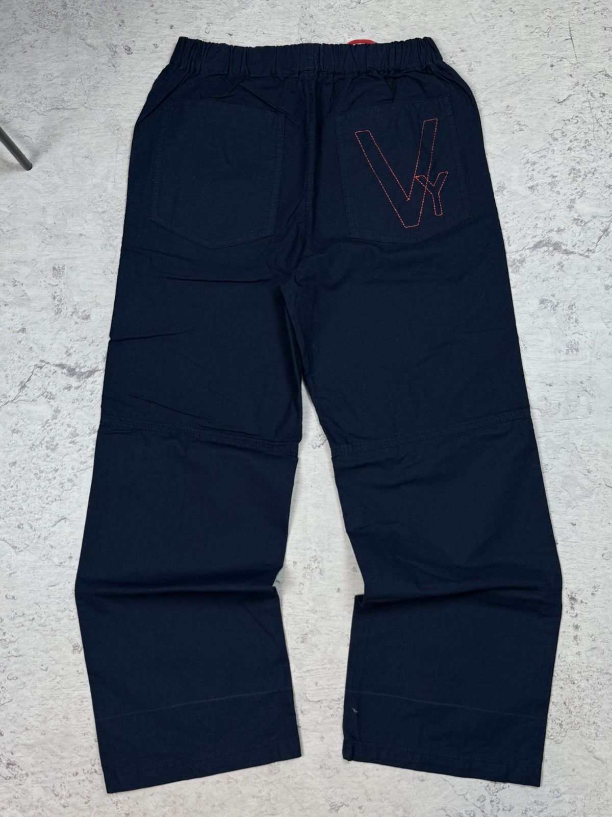 Versace Jeans Couture Woman’s Versace Young Big Logo Navy Pants Size 27" / US 4 / IT 40 - 1 Thumbnail
