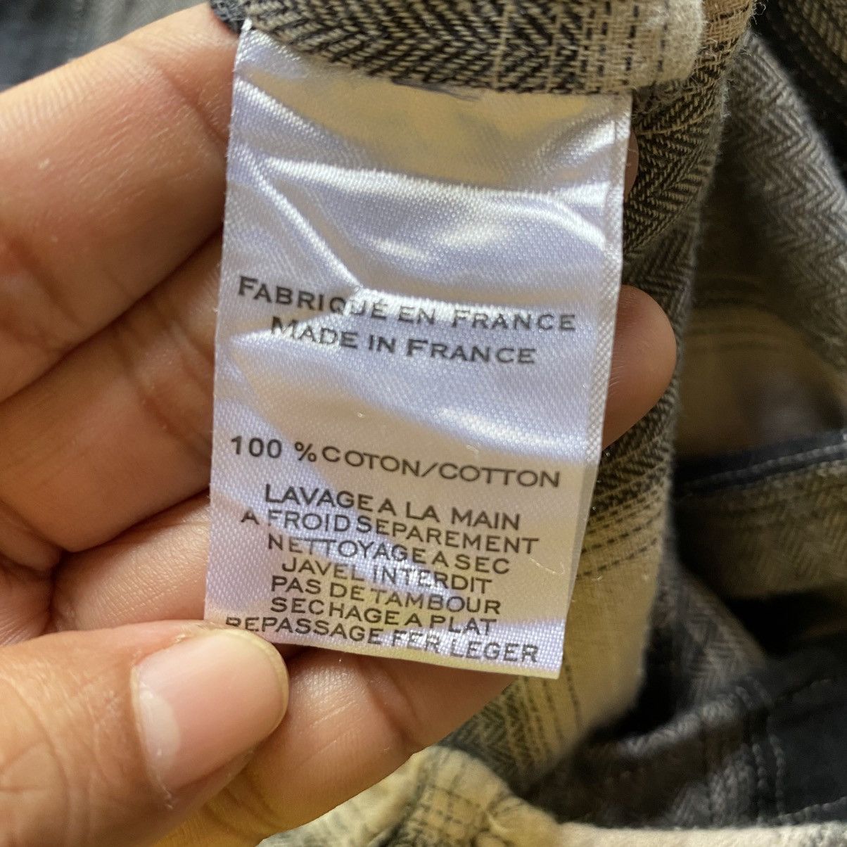 Balmain BALMAIN Gray-Black Plaid Ruffle Sleeve Shirt Size M / US 6-8 / IT 42-44 - 14 Thumbnail