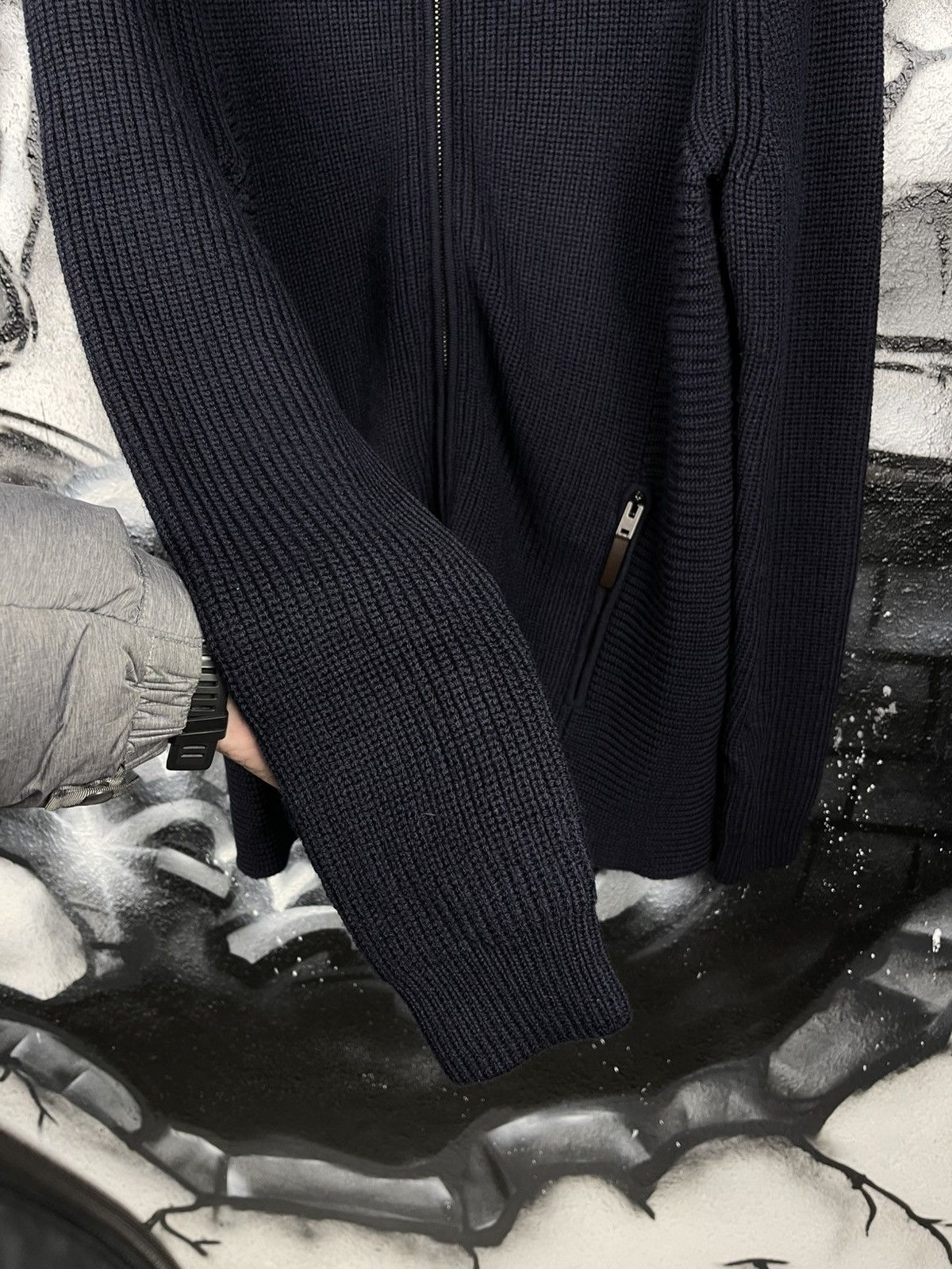 Nicole Farhi Nicole Farhi Heavy Knit Full Zip Sweater Men’s Size M Size US M / EU 48-50 / 2 - 7 Thumbnail