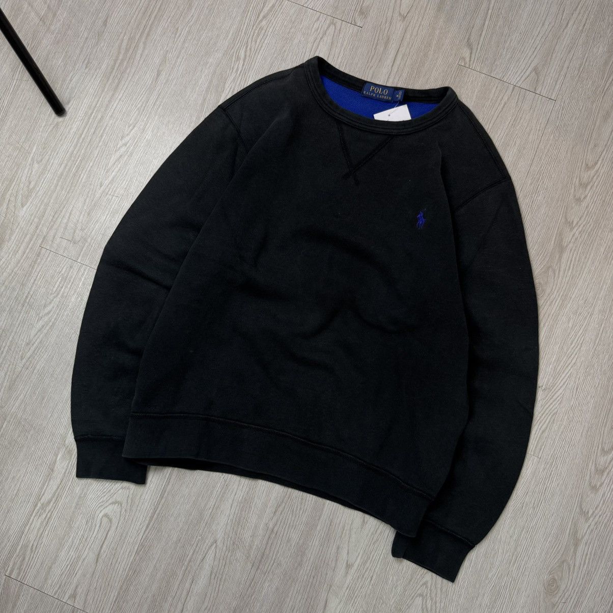 Polo Ralph Lauren Polo Ralph Lauren black logo blue sweatshirt Size US M / EU 48-50 / 2 - 2 Thumbnail