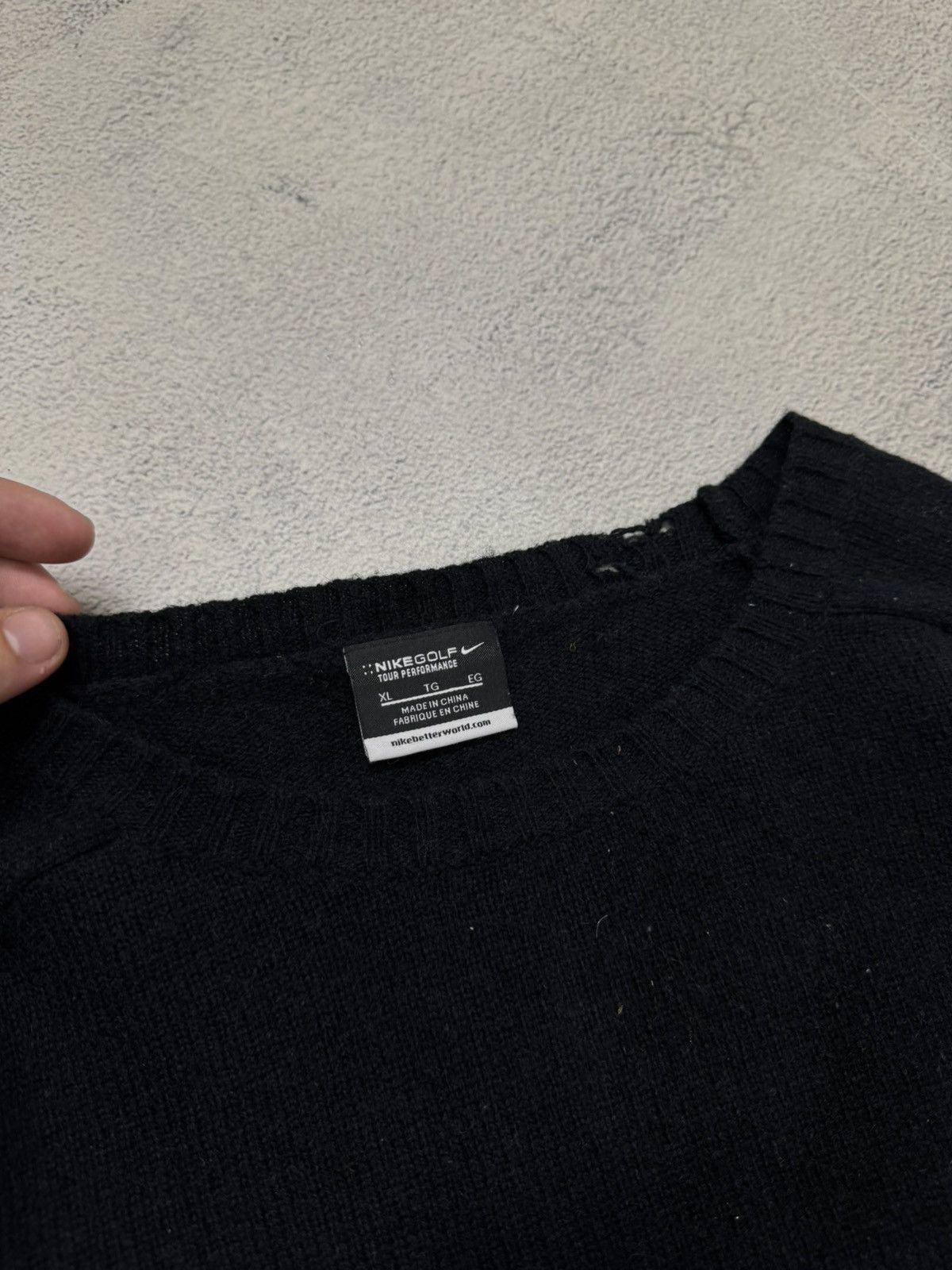 Nike Vintage Y2k Nike Wool Sweater Mini Swoosh 90’s Size US XL / EU 56 / 4 - 8 Thumbnail