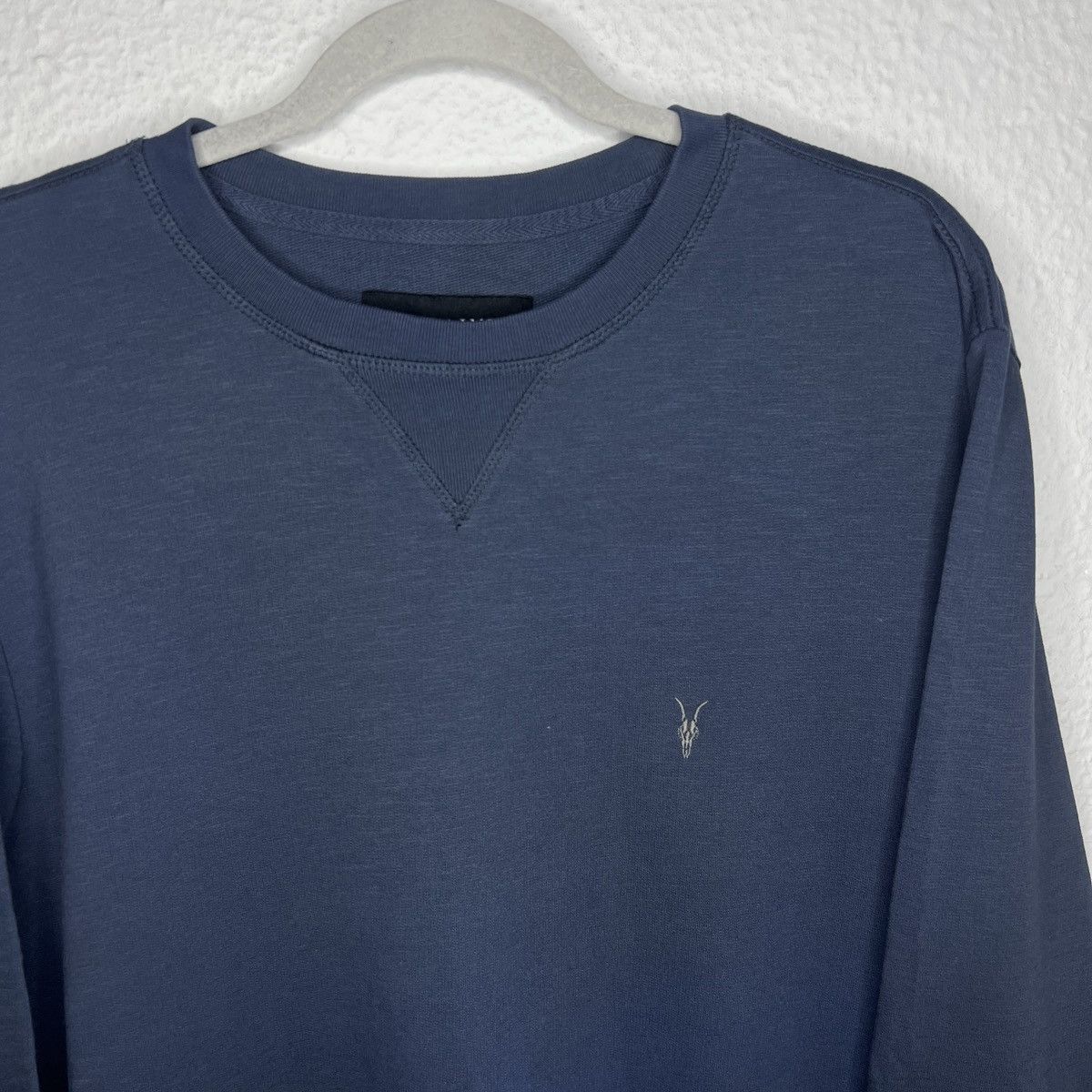 Allsaints Allsaints Sweatshirt Navy Crewneck Logo Size US M / EU 48-50 / 2 - 4 Thumbnail
