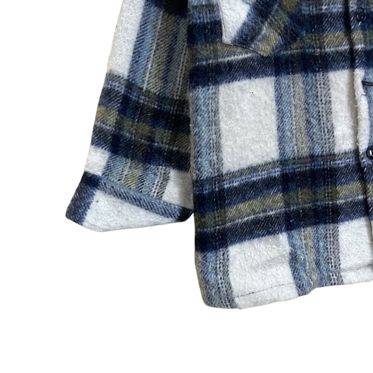 Japanese Brand Wool Checked Flanel Issey Miyake Style Jacket Size US M / EU 48-50 / 2 - 6 Thumbnail