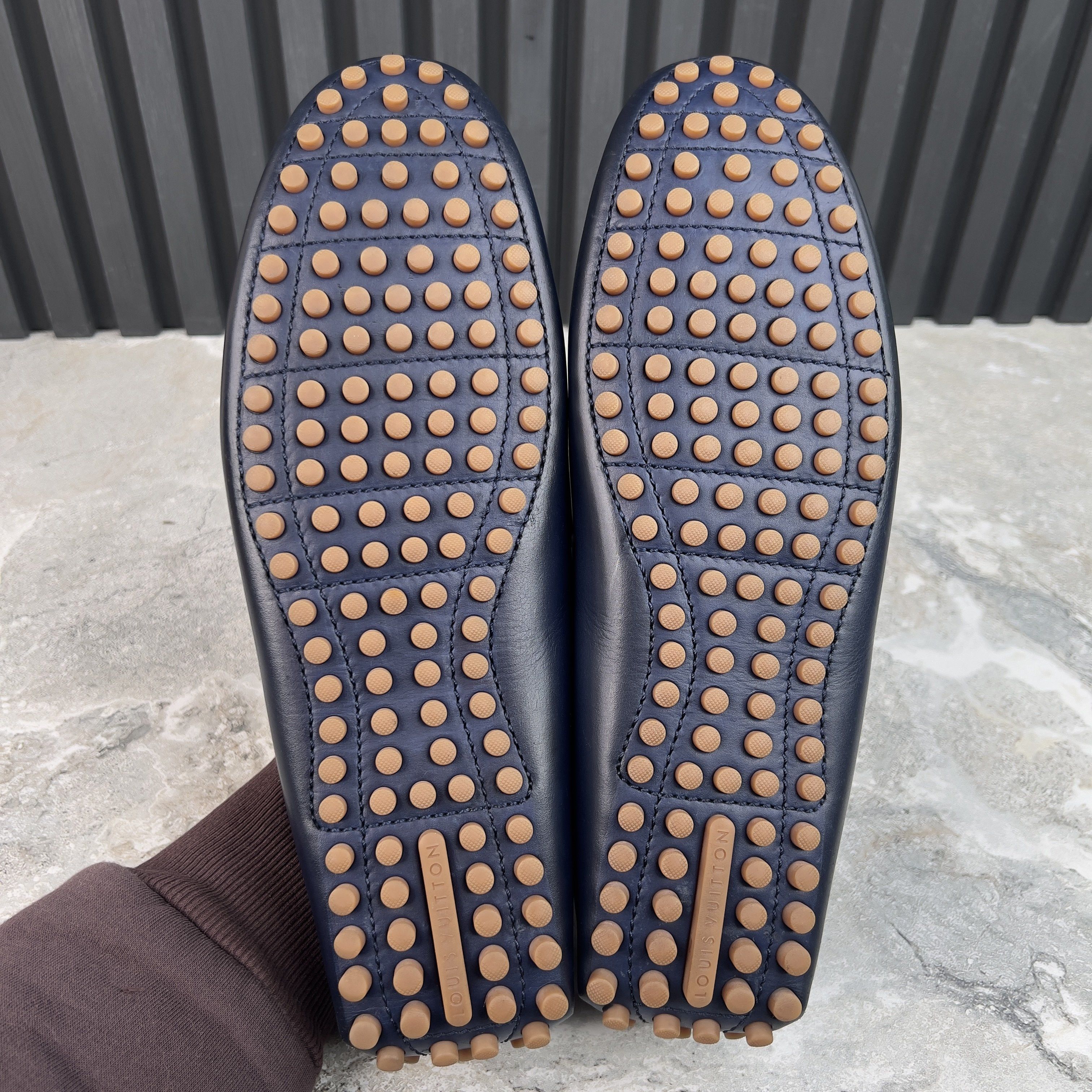 Louis Vuitton Hockenheim Moccasins Leather Taiga Size US 11 / EU 44 - 12 Thumbnail