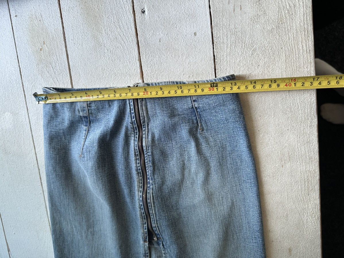 Miss Sixty SEXY🚨 MISS SIXTY Y2K AVANT GARDE BLUE DENIM SKIRT Size 26" / US 2 / IT 38 - 10 Thumbnail
