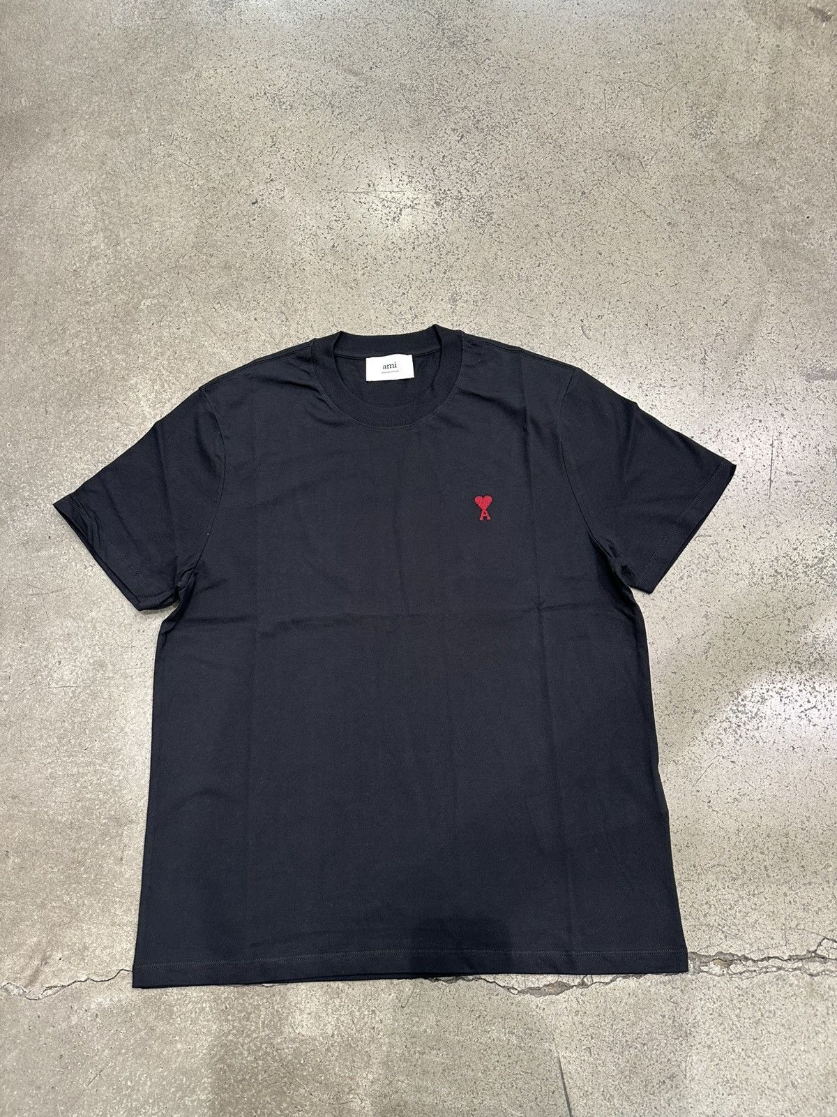 AMI AMI - ADC Tshirt Black Size US XL / EU 56 / 4 - 1 Thumbnail