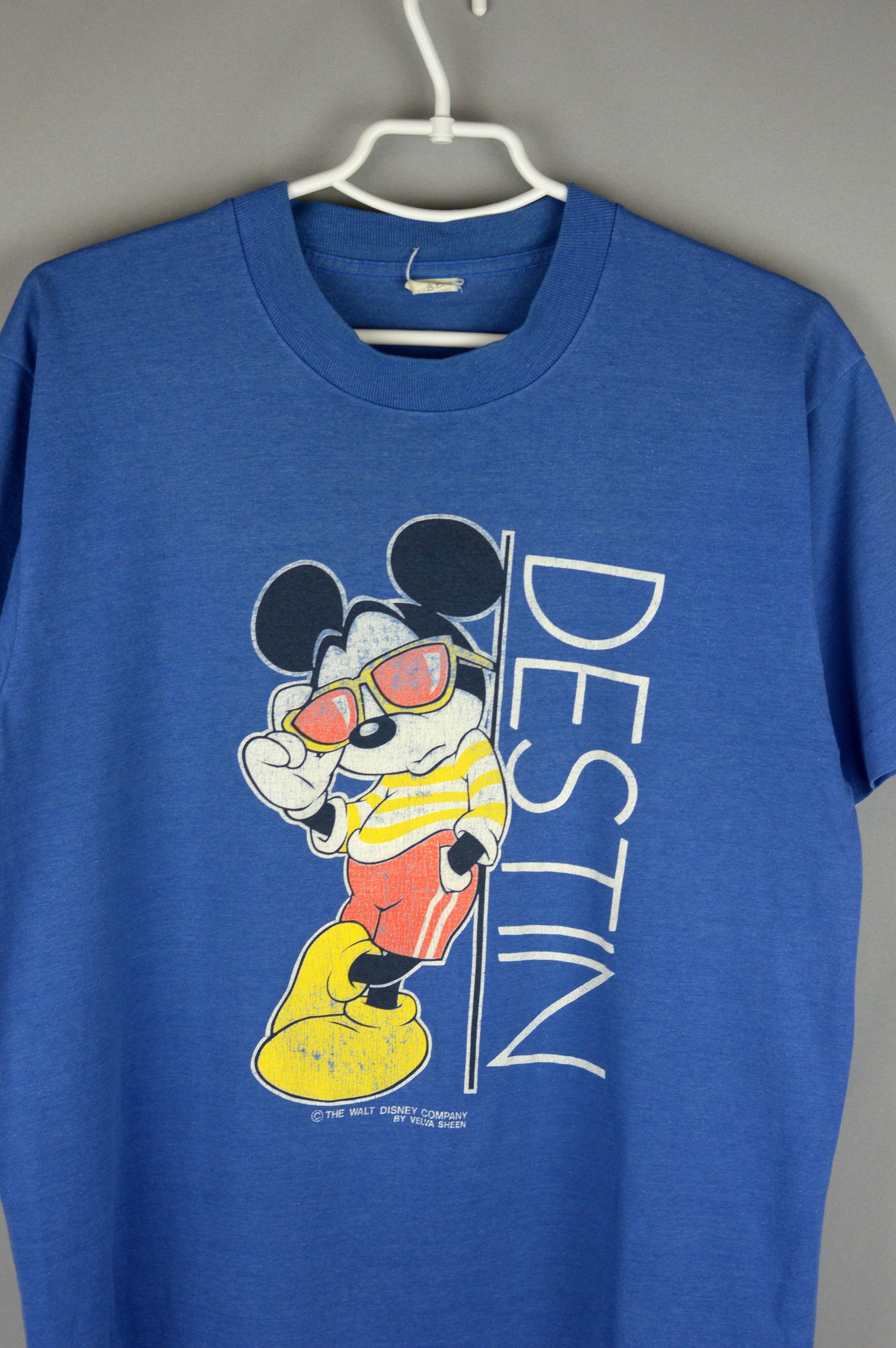 Disney × Vintage Vintage Destin Mickey Mouse 90s t shirt Size US XL / EU 56 / 4 - 2 Thumbnail