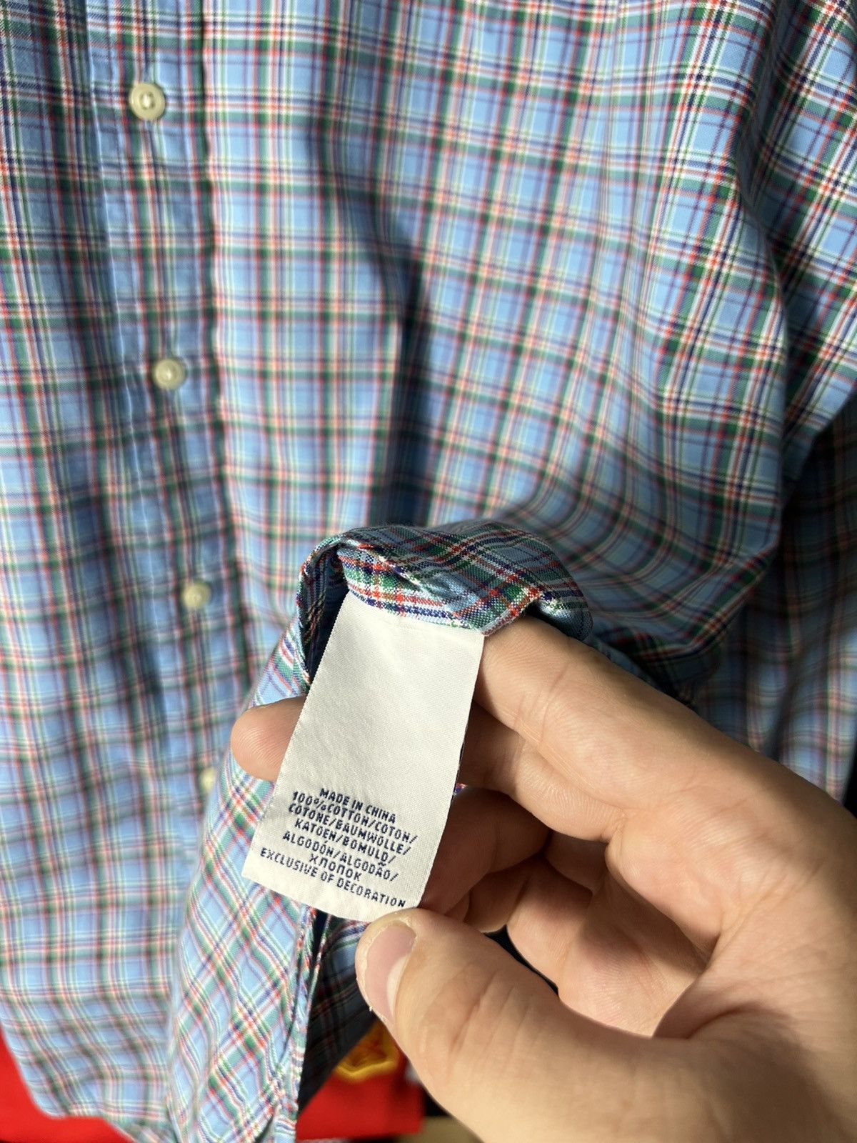 Polo Ralph Lauren 👔 Polo Ralph Lauren Button Down Check Shirt Size XL Size US XL / EU 56 / 4 - 6 Thumbnail
