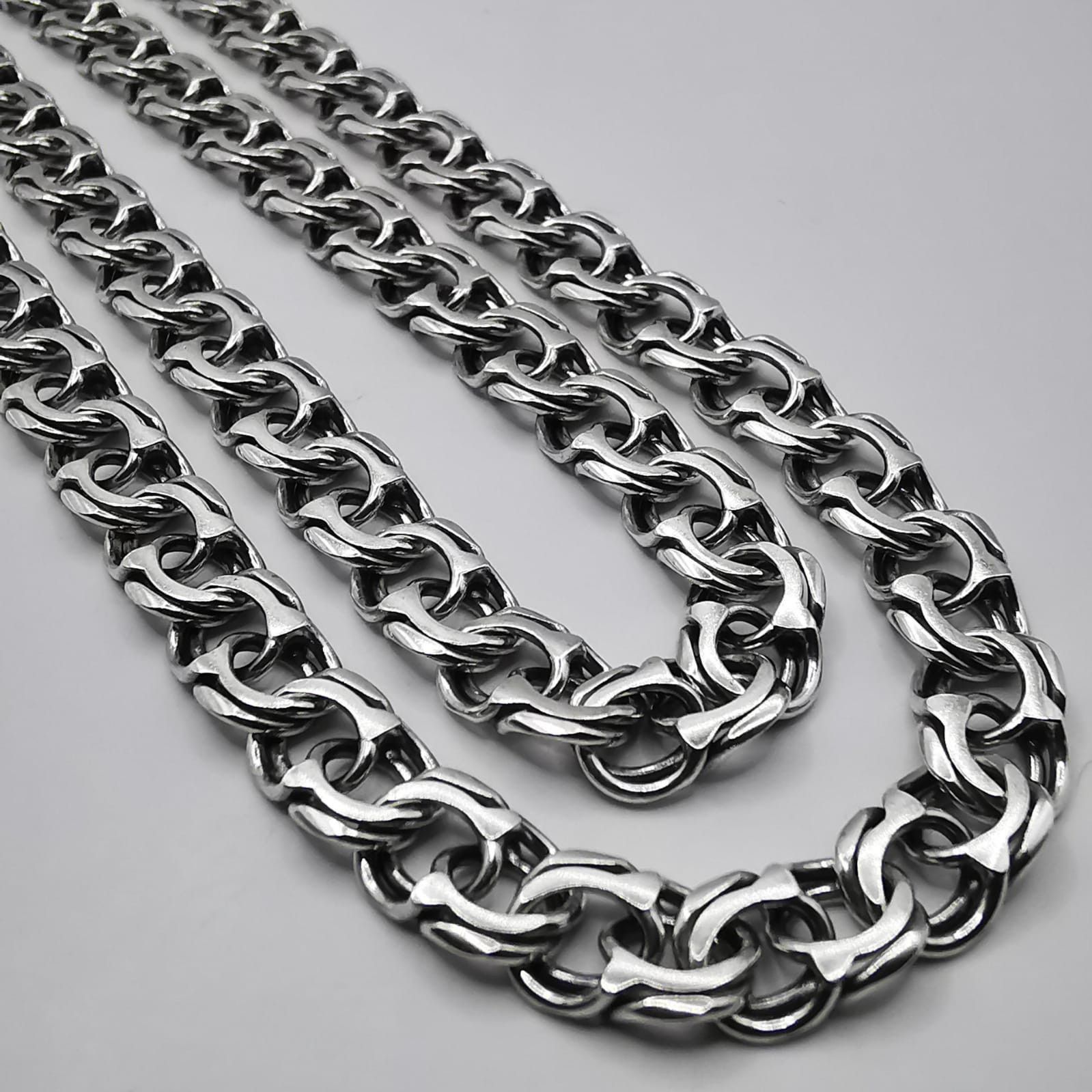 Sterling Silver Vintage Jewelry Chain, 925 Sterling Silver, Signed 31,67g Size ONE SIZE - 2 Thumbnail