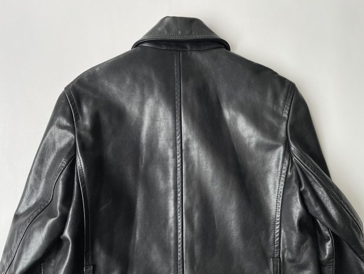 Prada A/W 2000 Black Leather Overcoat Size S / US 4 / IT 40 - 13 Thumbnail