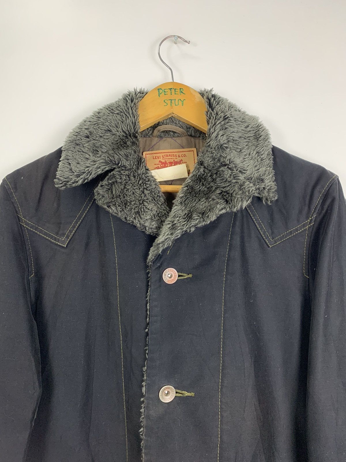 Levi's × Vintage Vintage Levis sherpa Collar Jacket Size US M / EU 48-50 / 2 - 3 Thumbnail