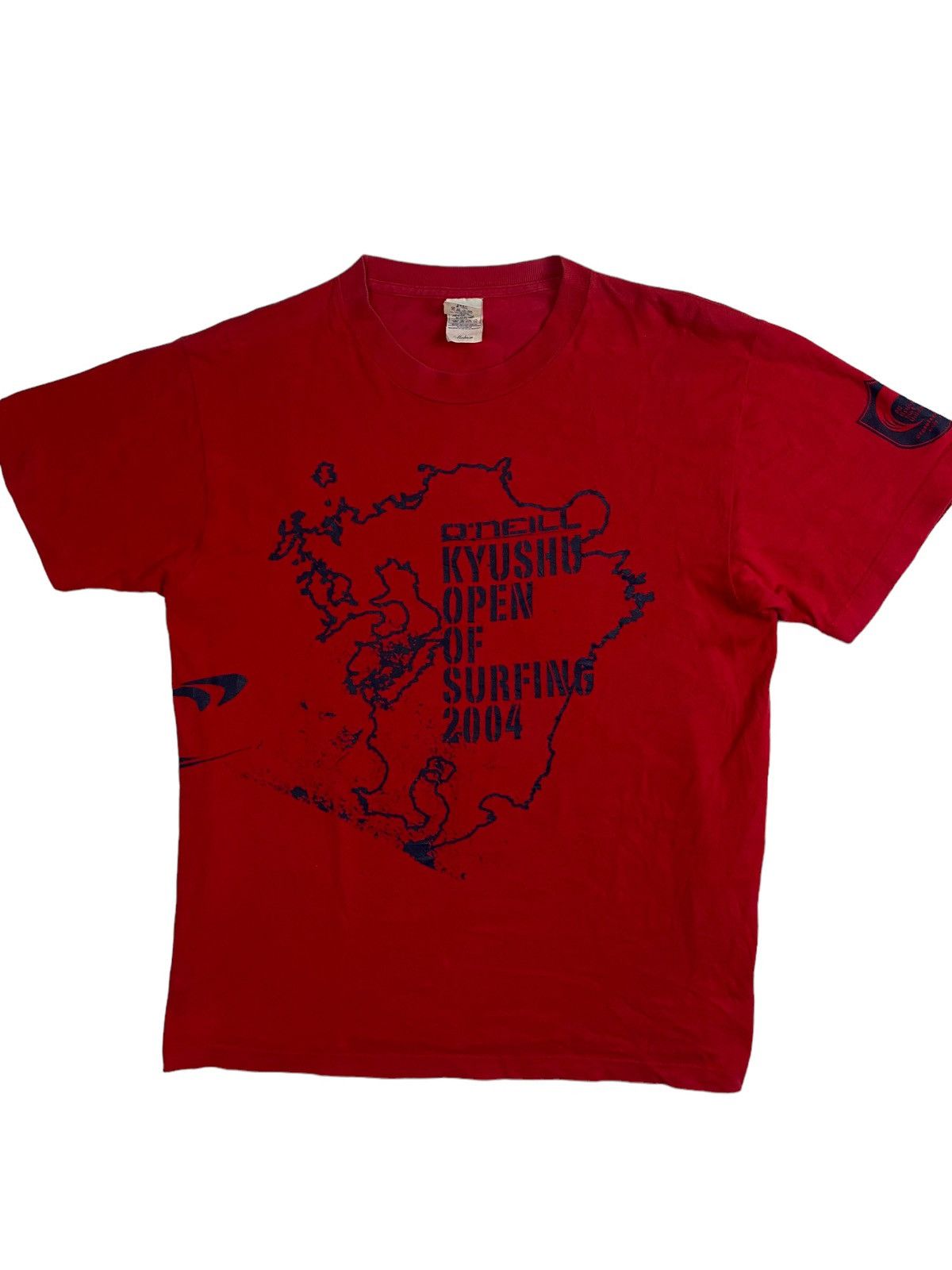 O'Neill × Vintage VINTAGE Oneill Prinstar t-shirt short sleeve M roundneck red Size US M / EU 48-50 / 2 - 1 Thumbnail