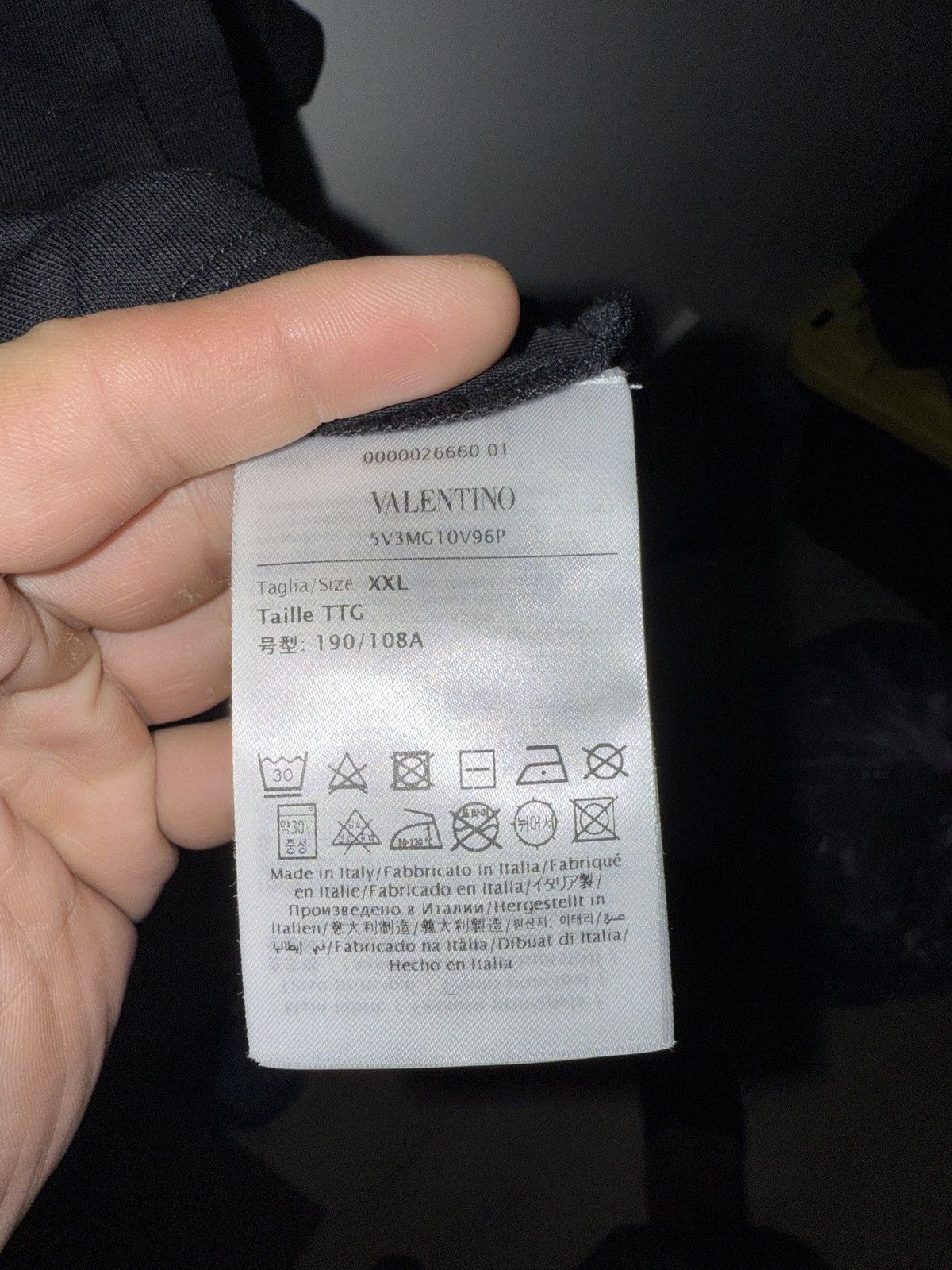 Valentino Valentino VLTN Logo T-Shirt 600$ new Size US XXL / EU 58 / 5 - 5 Thumbnail