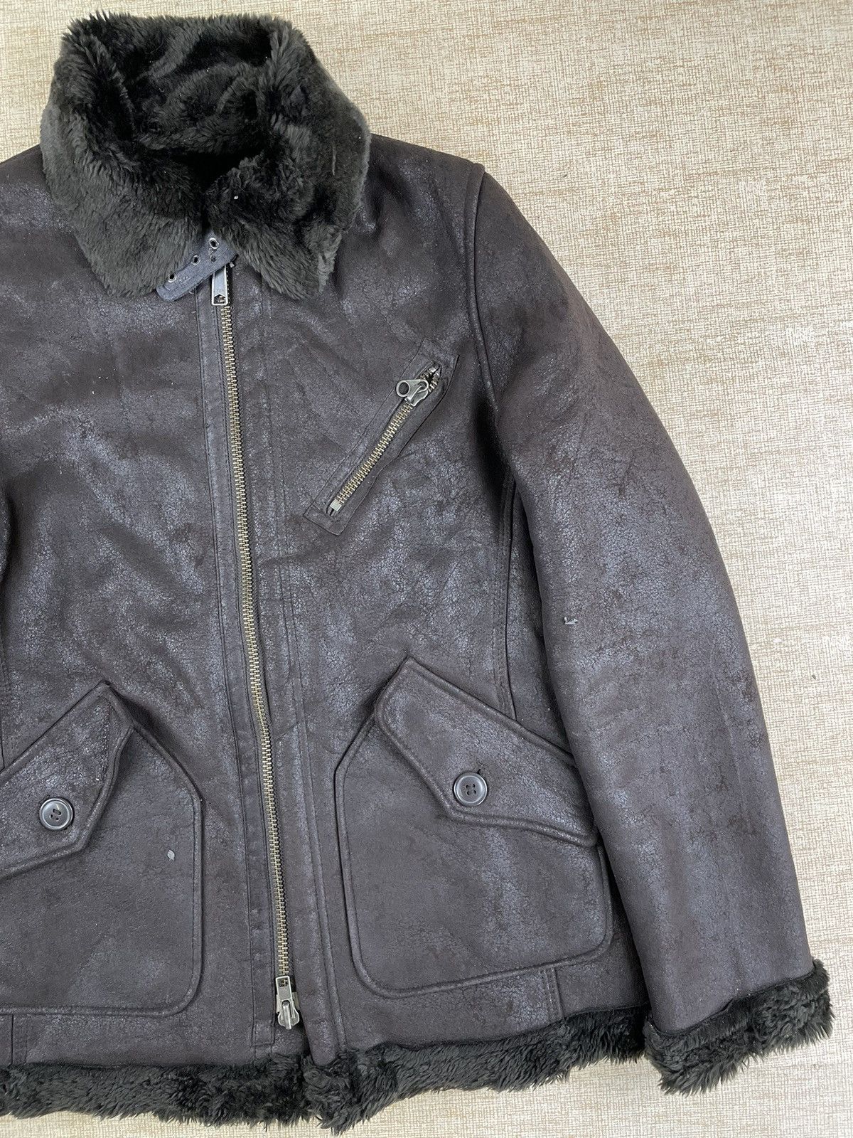 Takeo Kikuchi × Vintage TAKEO KIKUCHI VINTAGE B-3 Style Lined Sherpa Winter Jacket Size US M / EU 48-50 / 2 - 4 Thumbnail